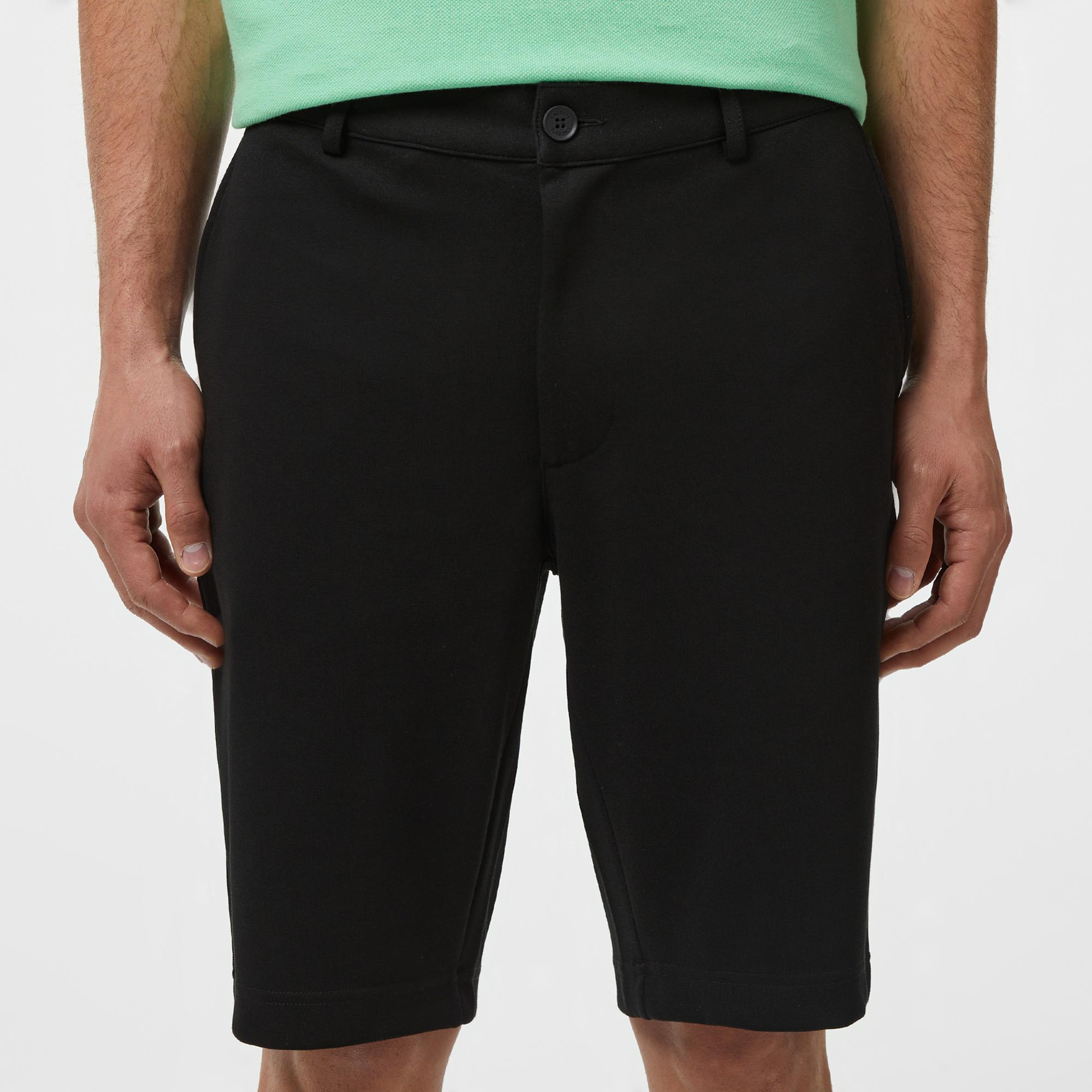 Lacoste Erkek Tapered Fit Siyah Bermuda Şort