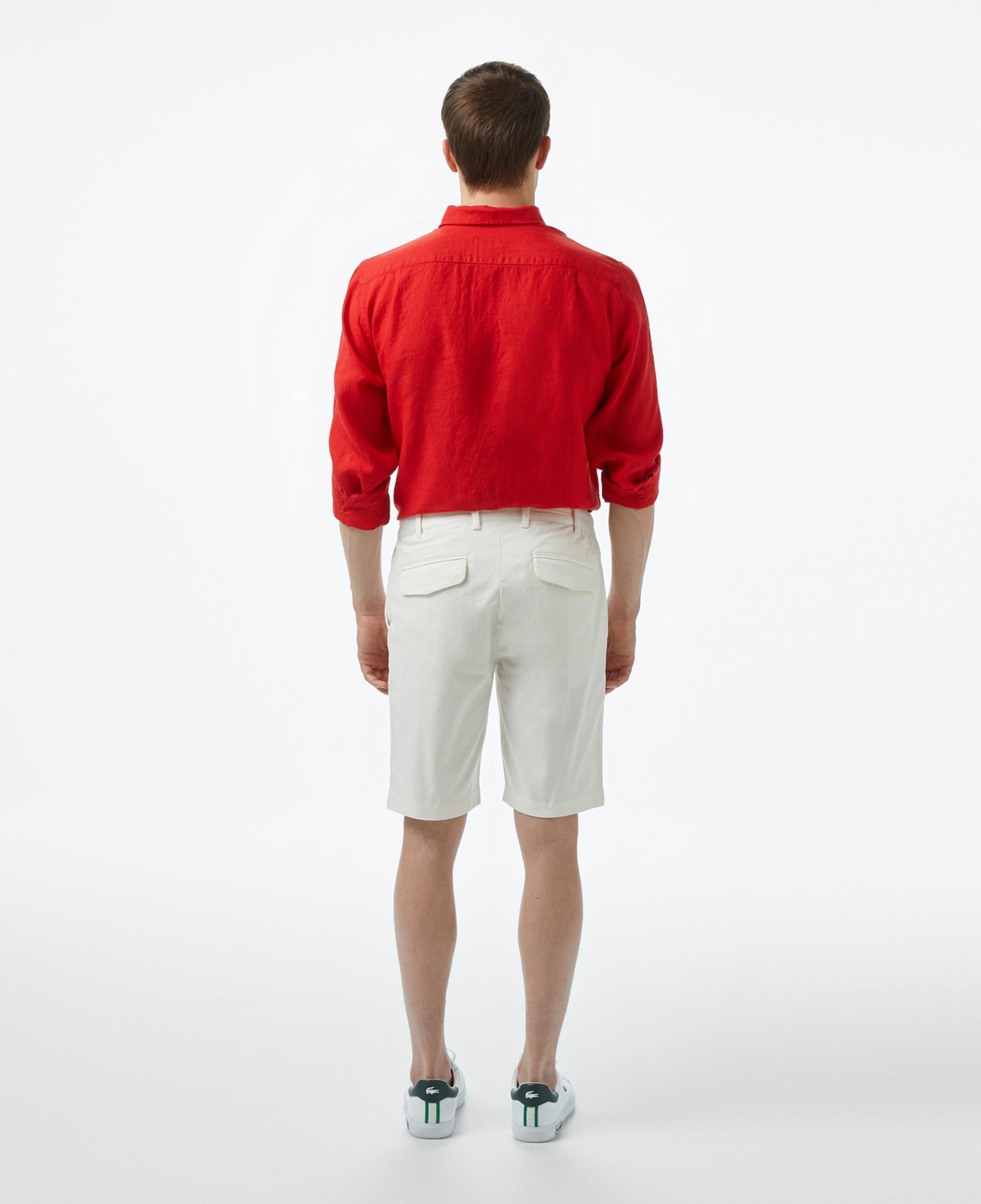 Lacoste Erkek Tapered Fit Beyaz Bermuda Şort