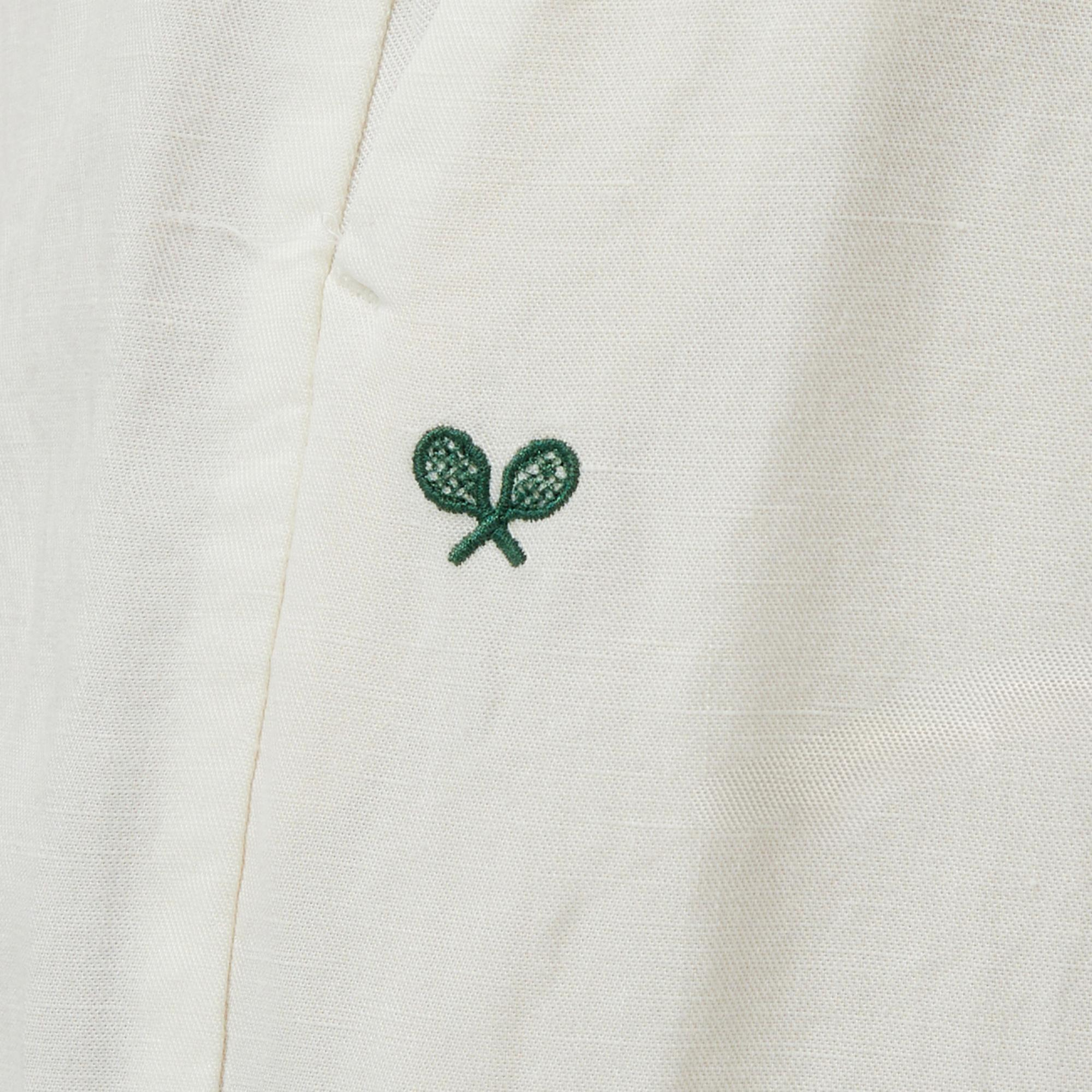 Lacoste Kadın Relaxed Fit Beyaz Pantolon