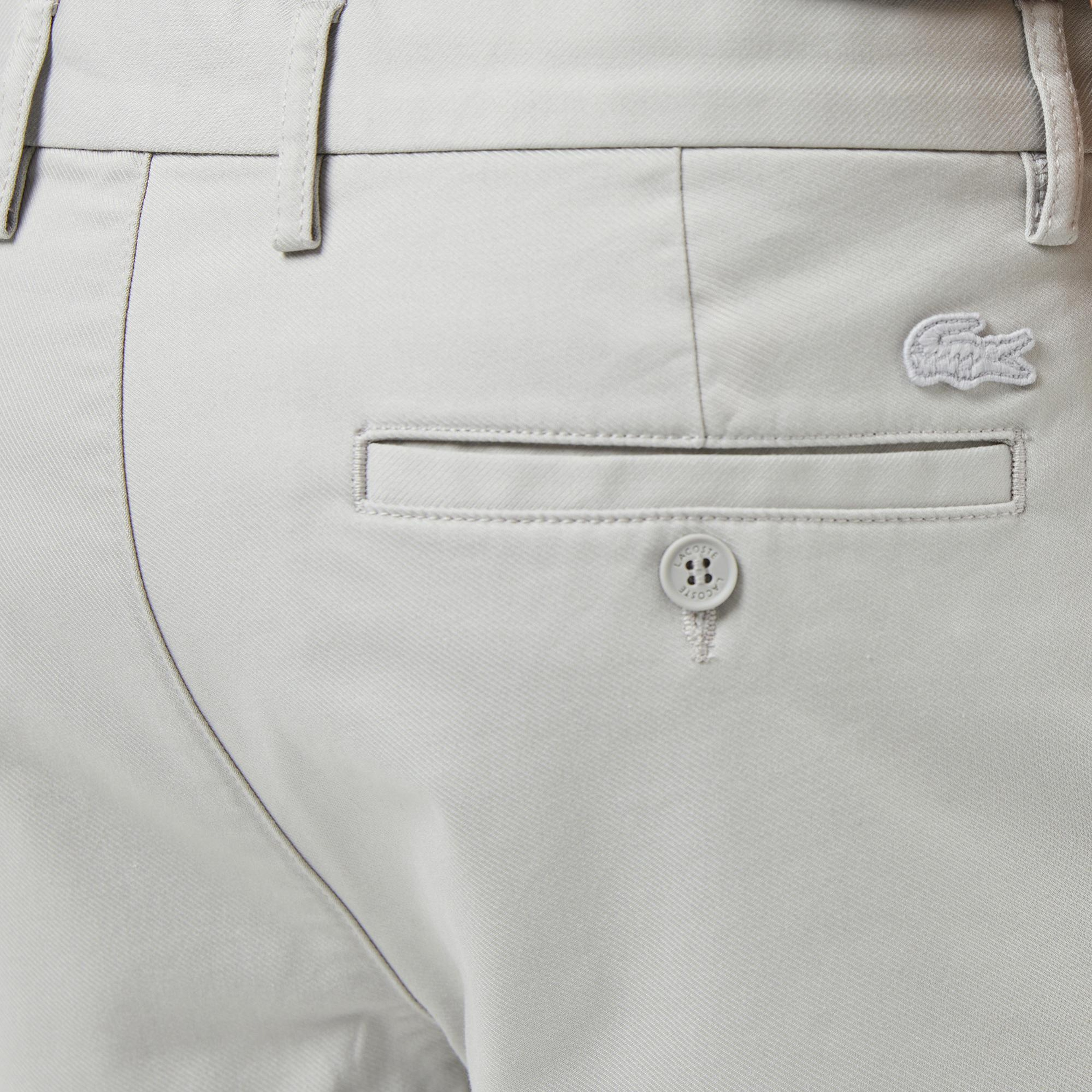 Lacoste Erkek Slim Fit Gri Bermuda Şort