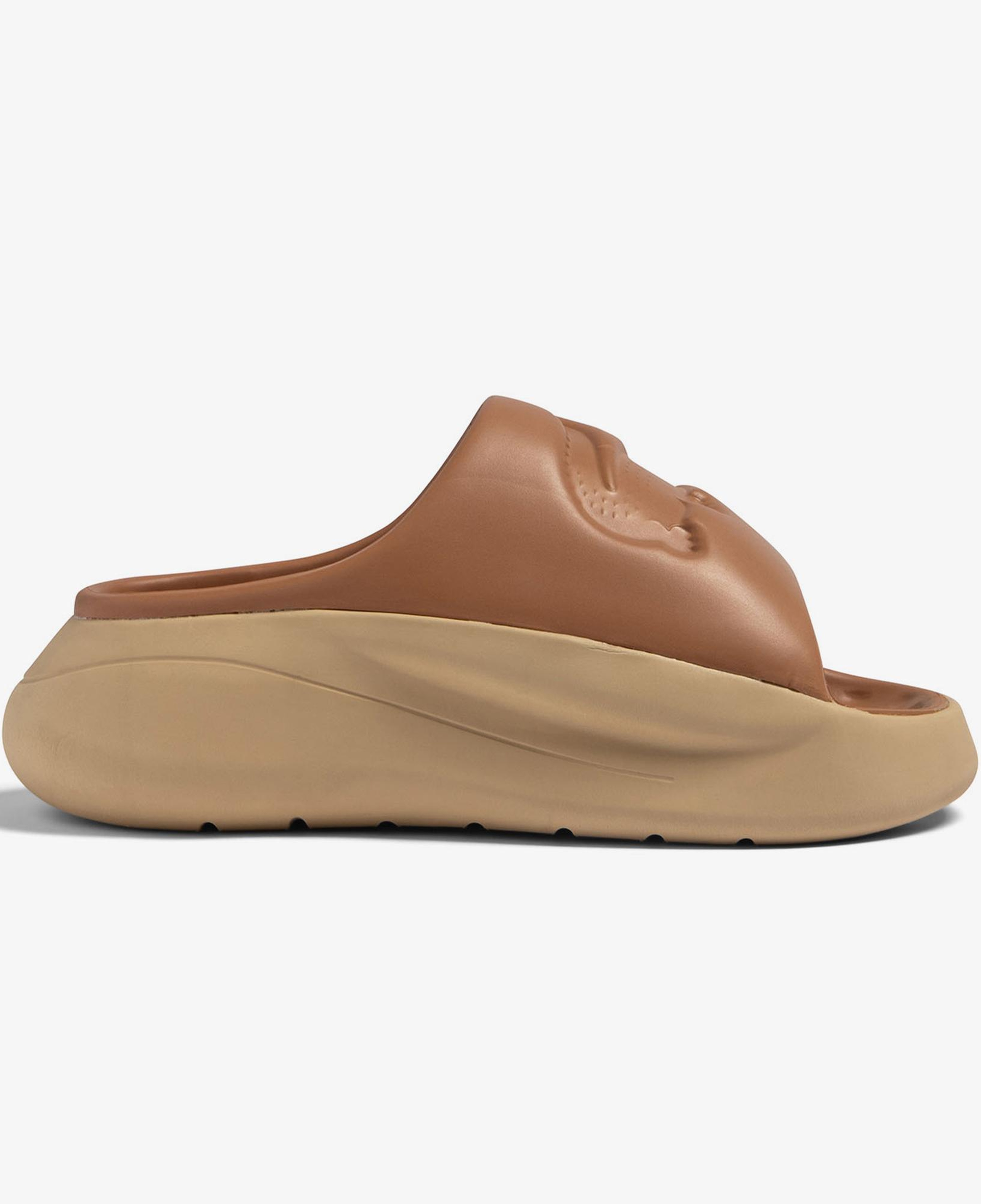 Lacoste Serve 3.0 Kadın Kahverengi Terlik