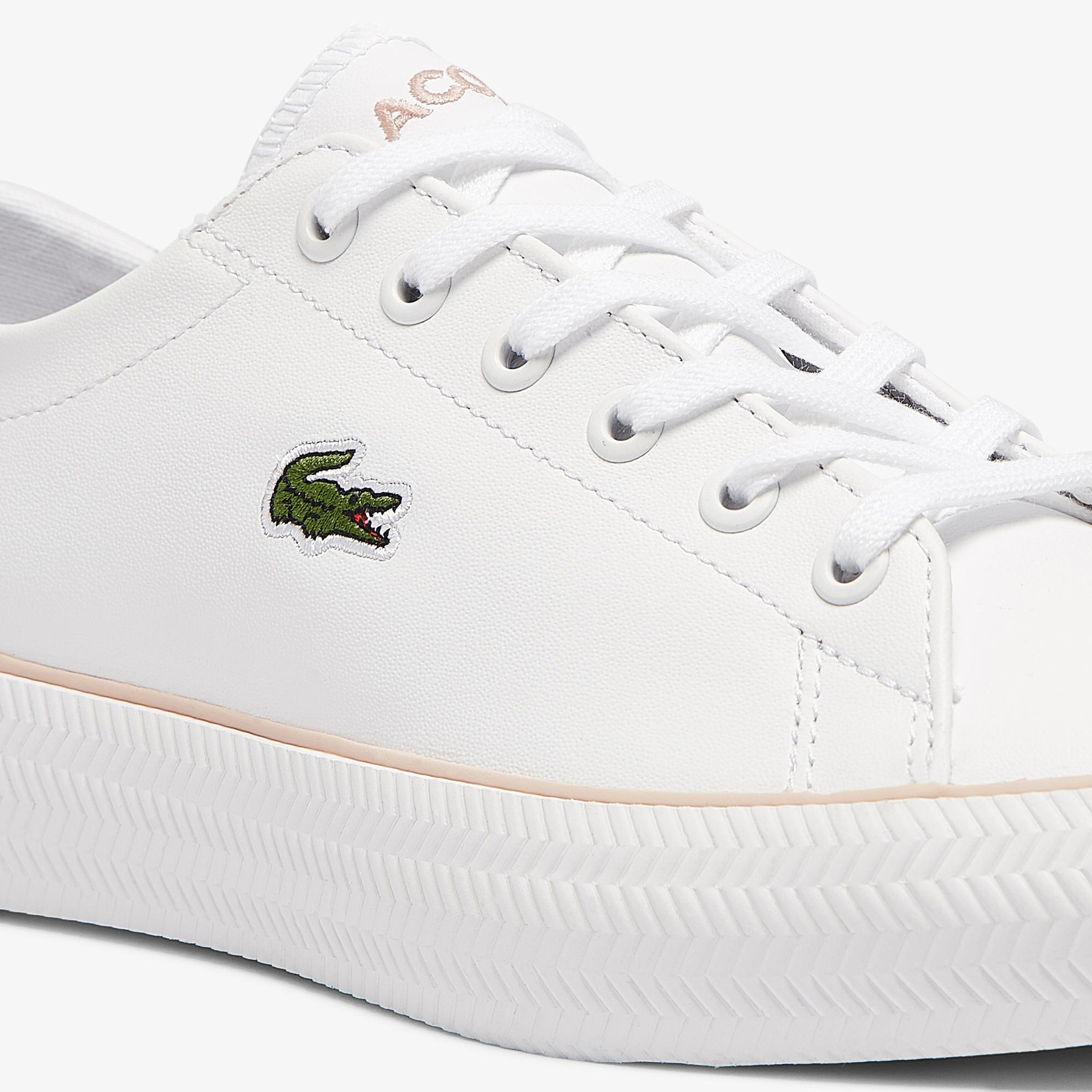 Lacoste Gripshot Bl 21 1 Cfa Kadın Beyaz - Açık Pembe Spor Ayakkabı