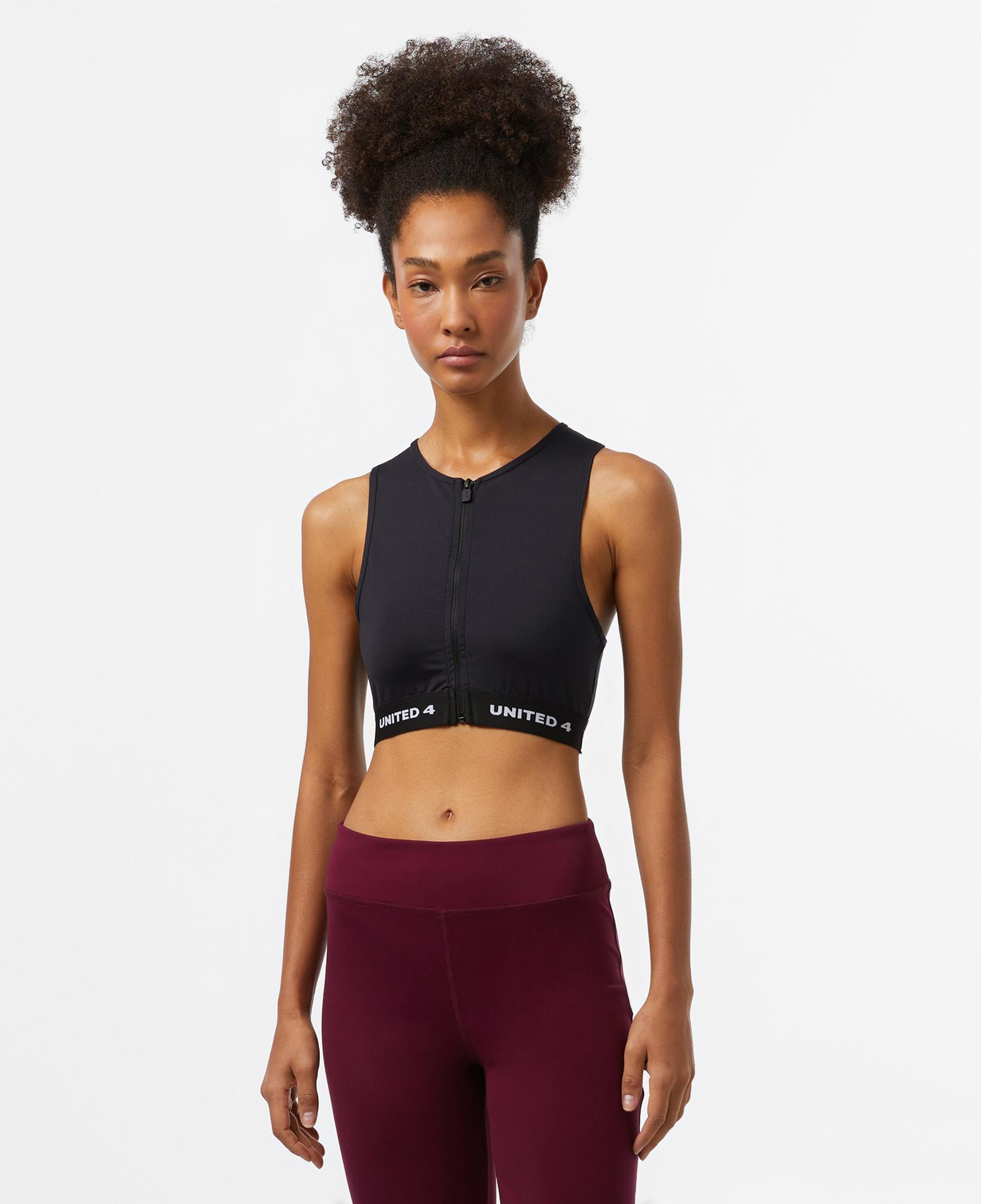UNITED4 Japan Kadın Siyah Antrenman Bra