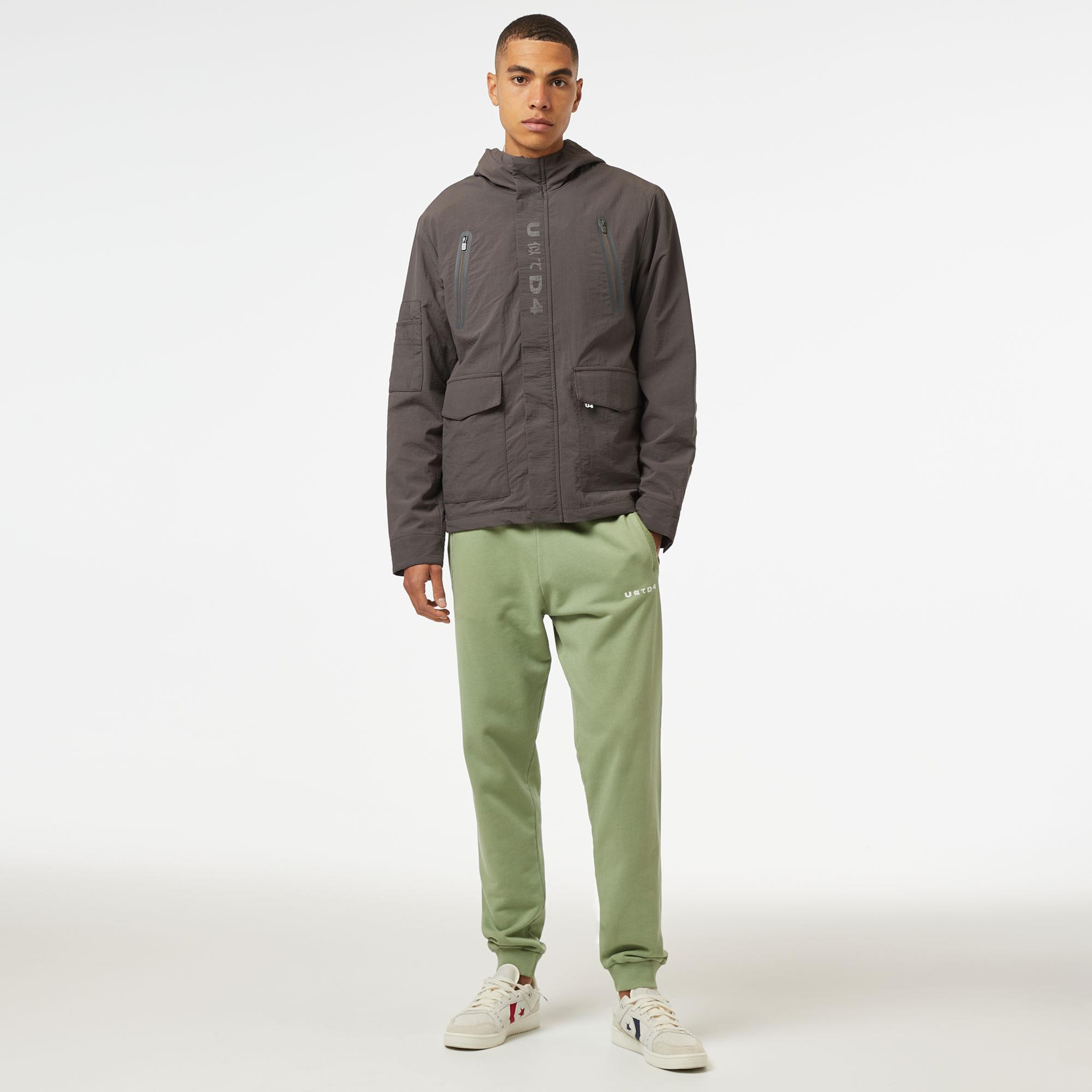 UNITED4 Classic Erkek Gri Mont