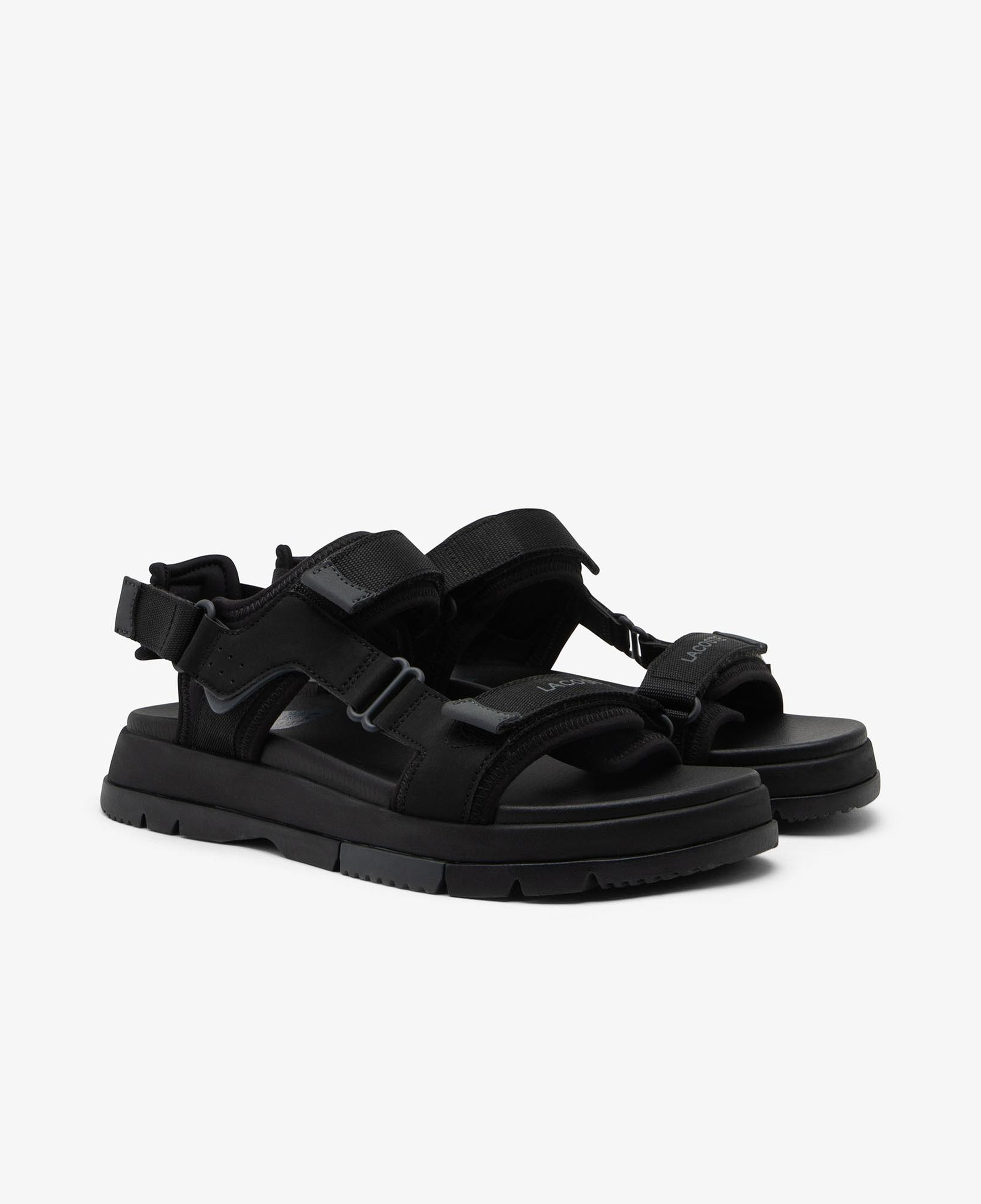 Lacoste Suruga Premium Erkek Siyah Sandalet