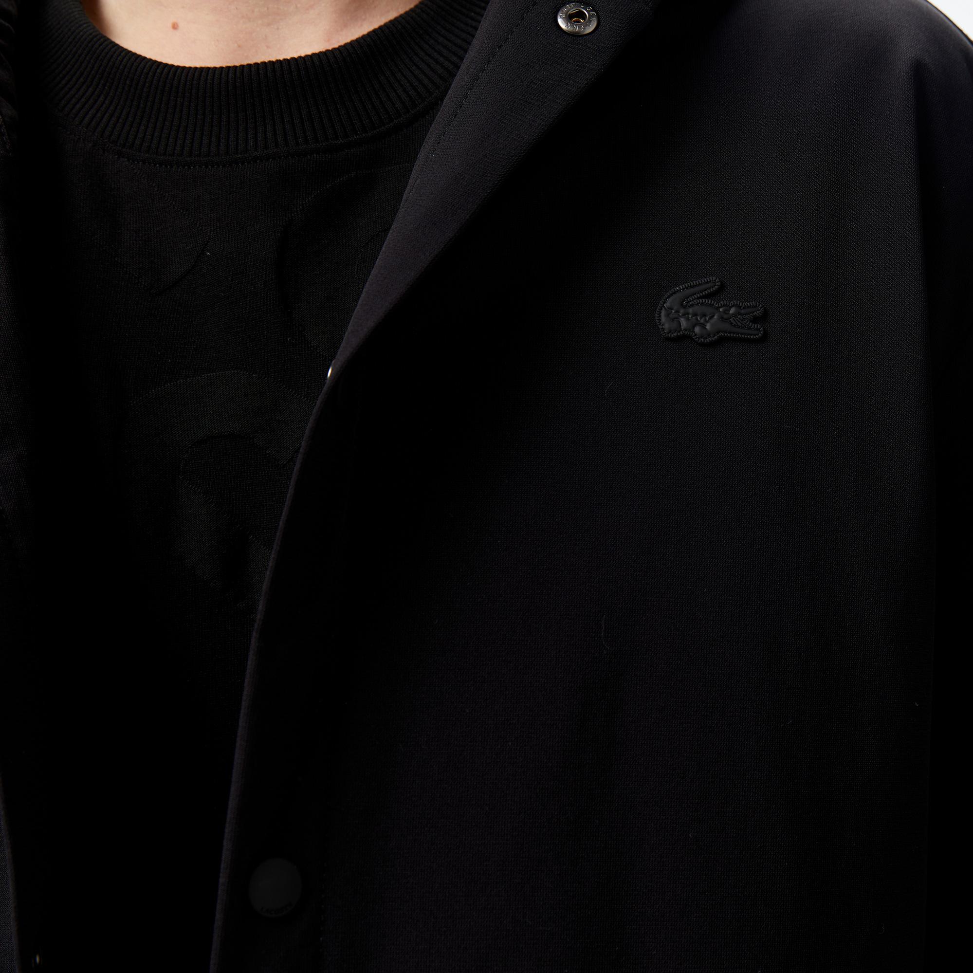 Lacoste Erkek Regular Fit Kapüşonlu Siyah Ceket