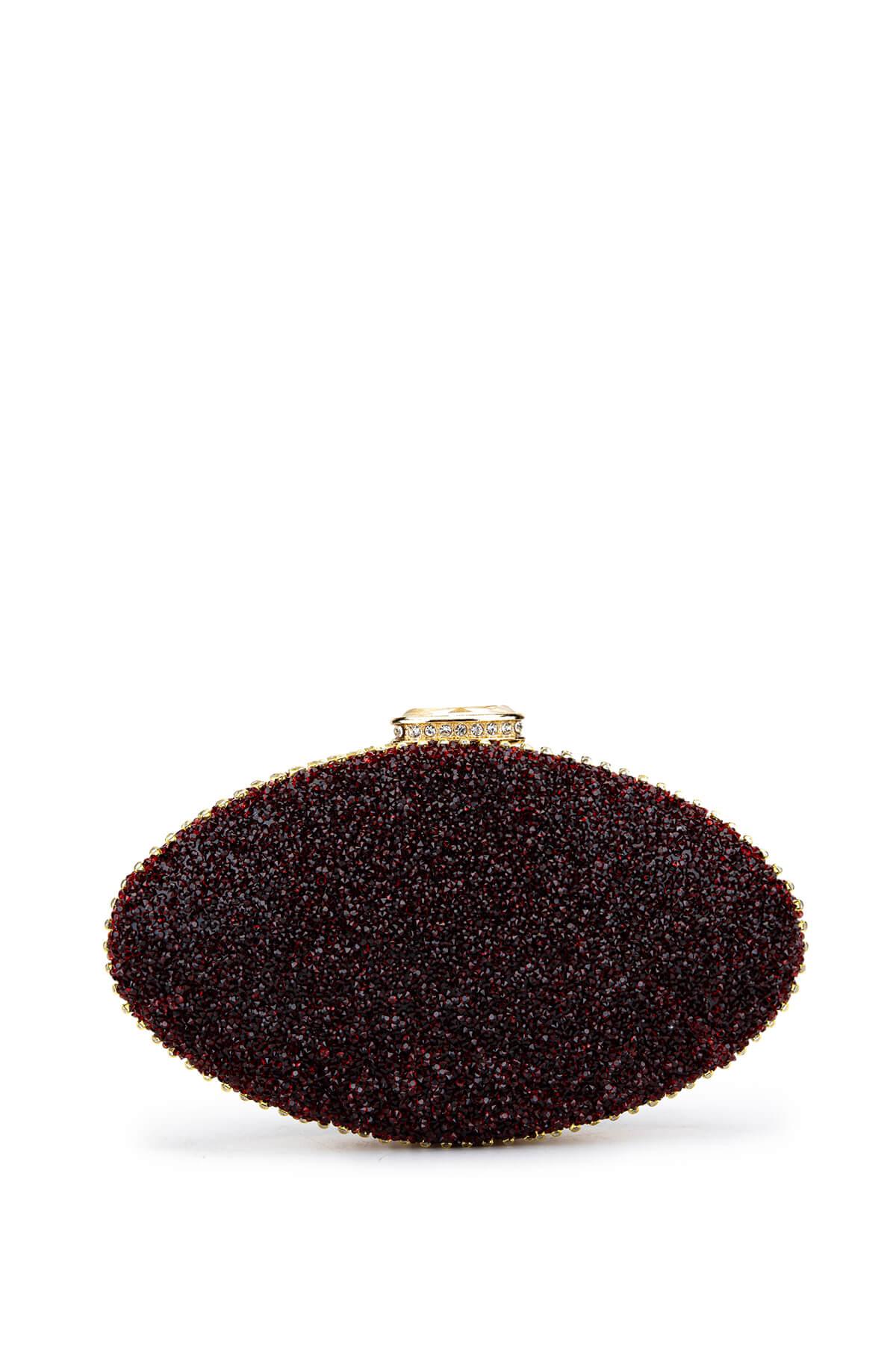 Tamer Tanca Kadın Vegan Bordo Abiye Çanta