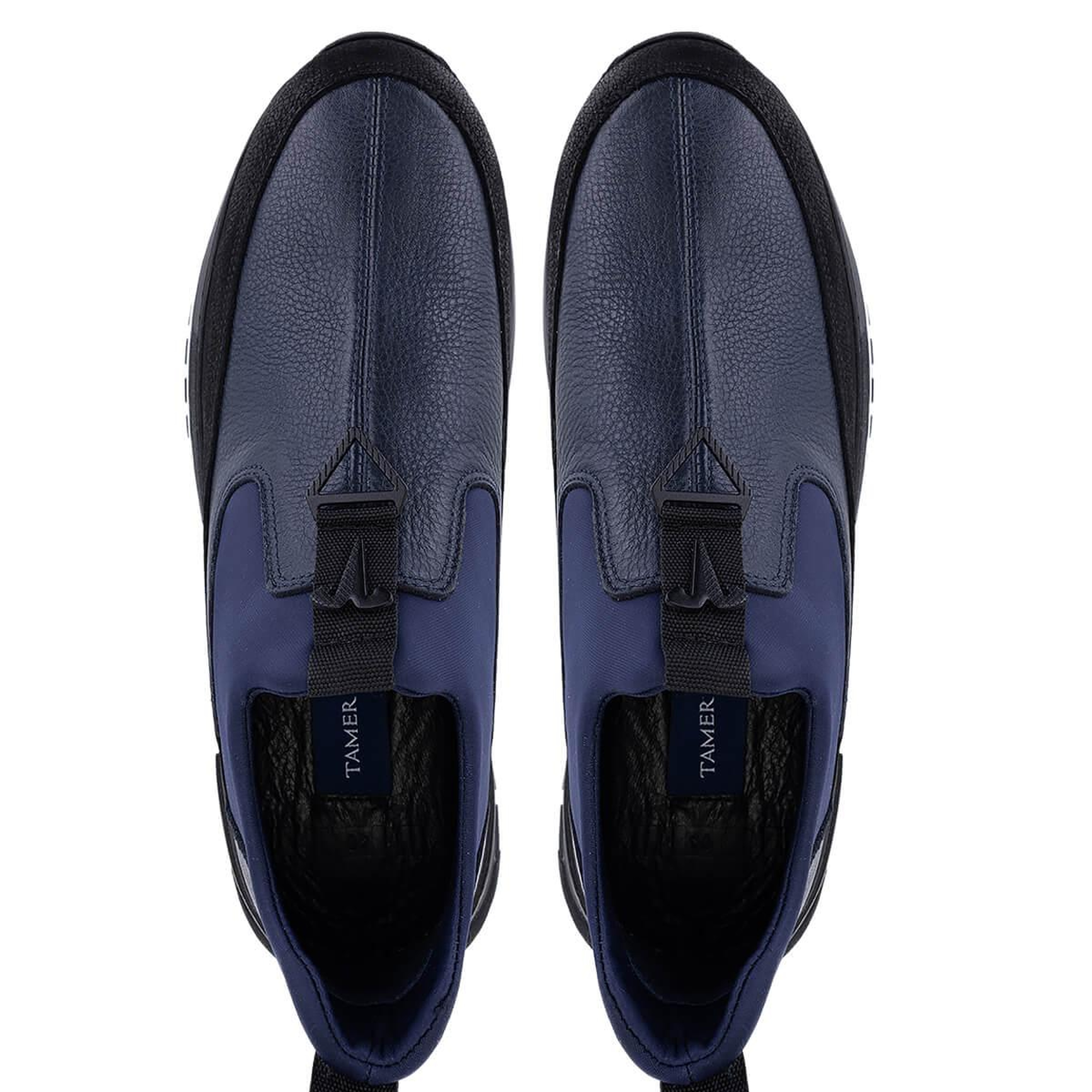 Tamer Tanca Erkek Hakiki Deri Lacivert Sneakers & Spor Ayakkabı