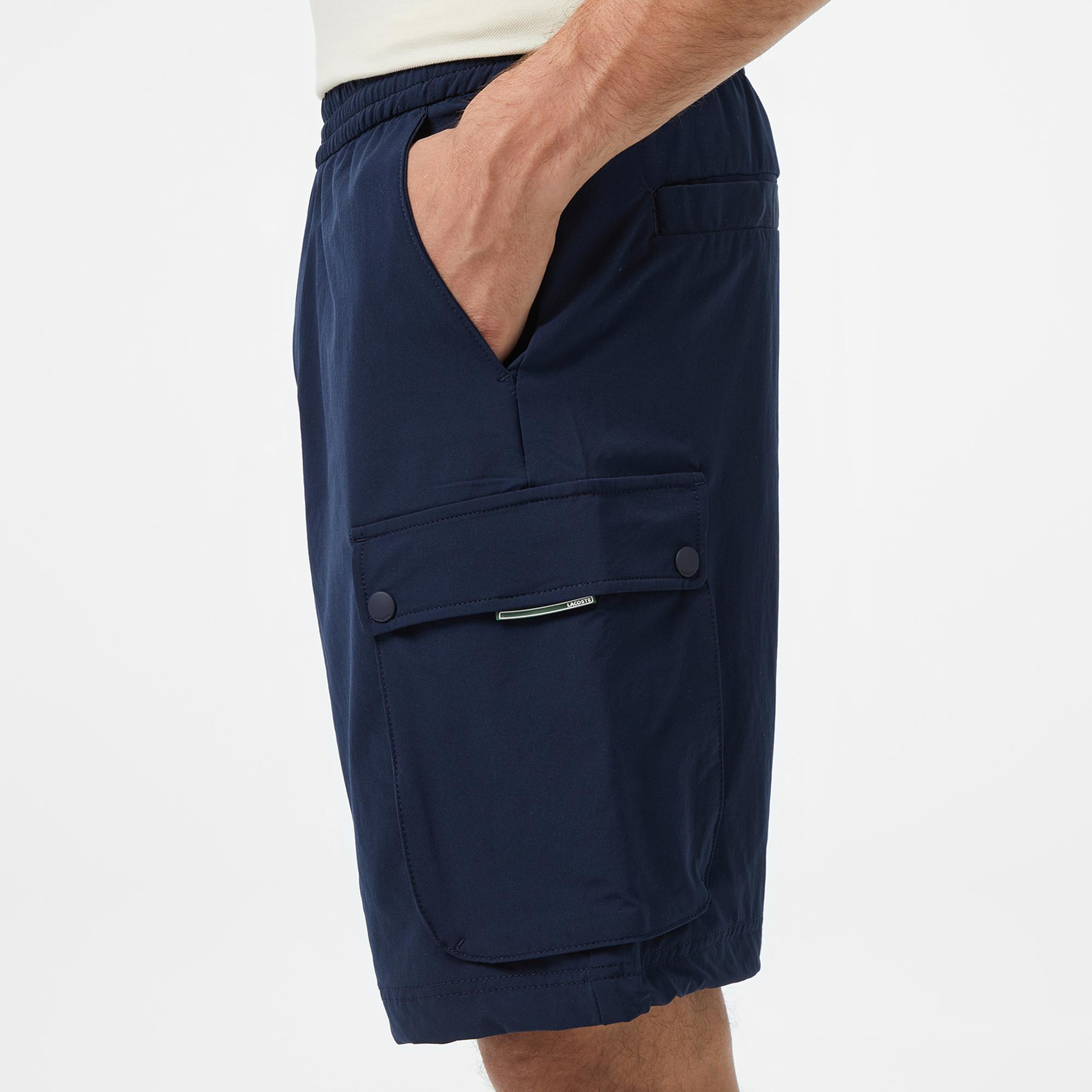 Lacoste Erkek Relaxed Fit Lacivert Bermuda Şort