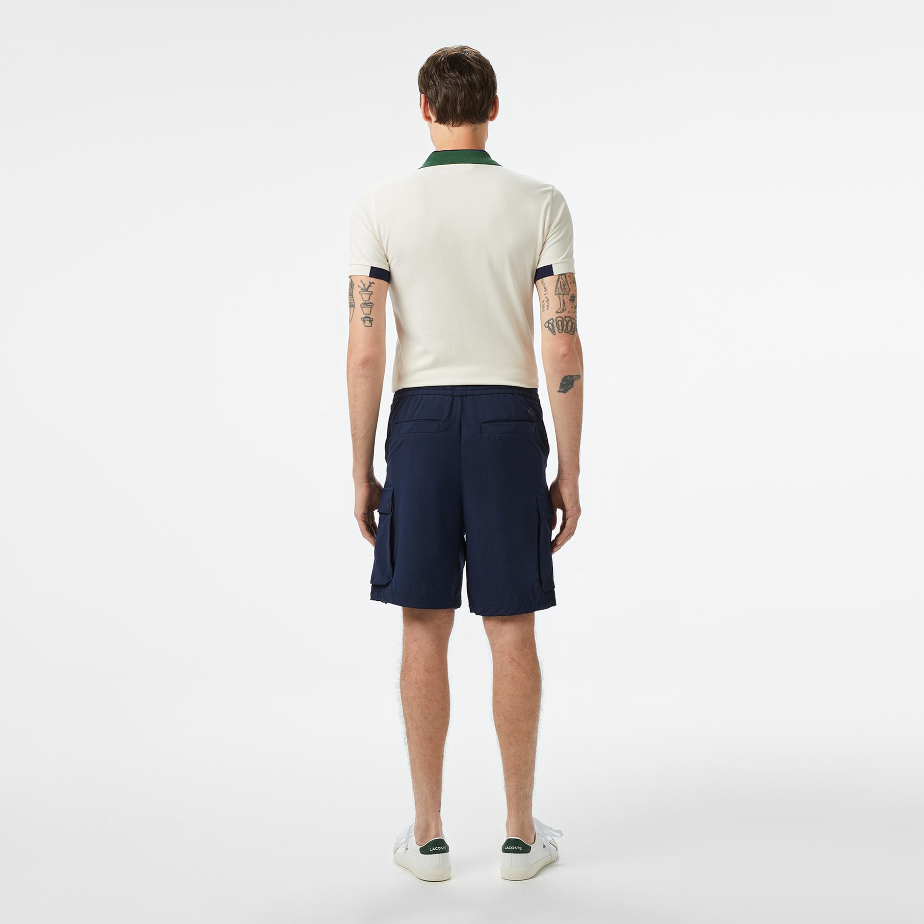 Lacoste Erkek Relaxed Fit Lacivert Bermuda Şort