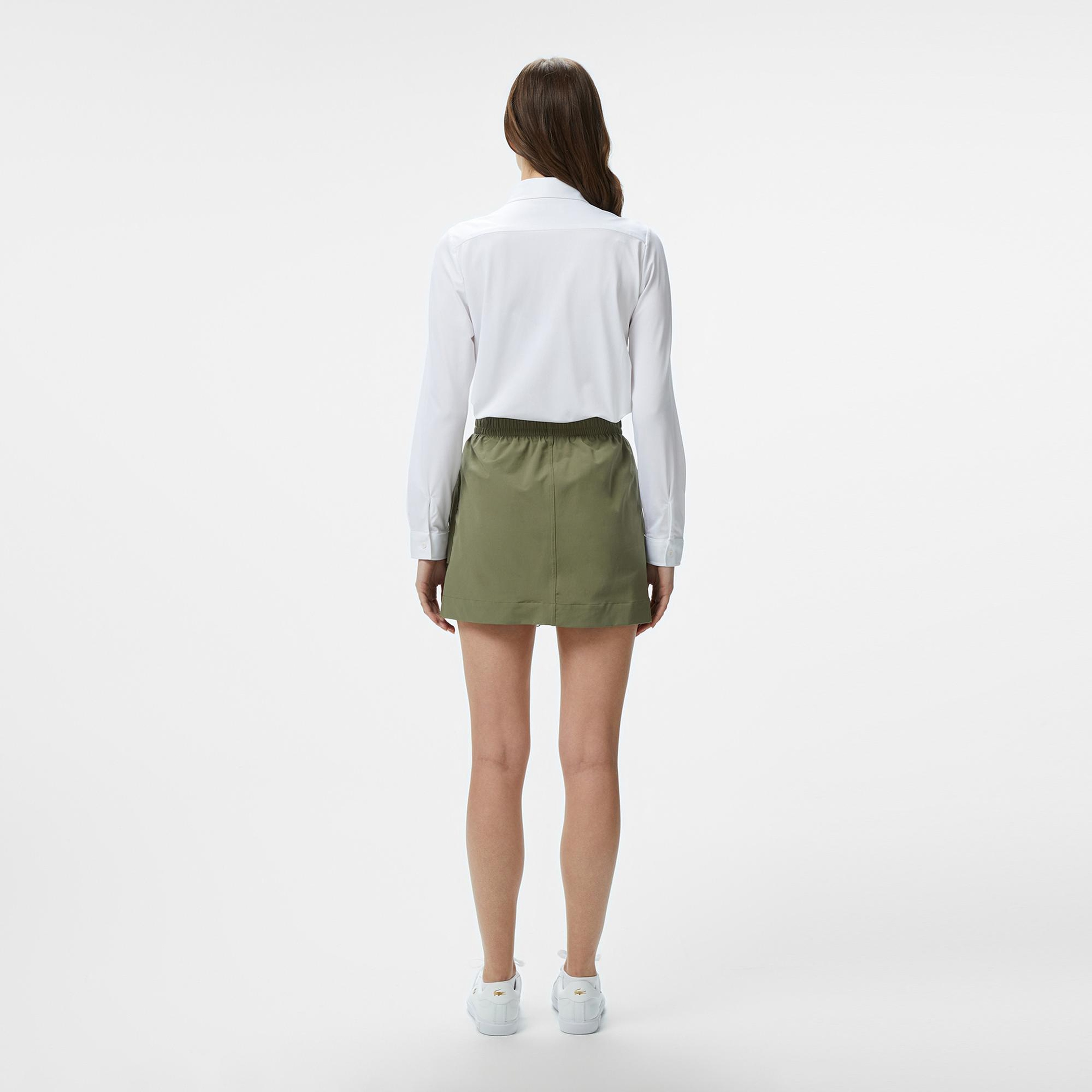 Lacoste Kadın Regular Fit Haki Etek