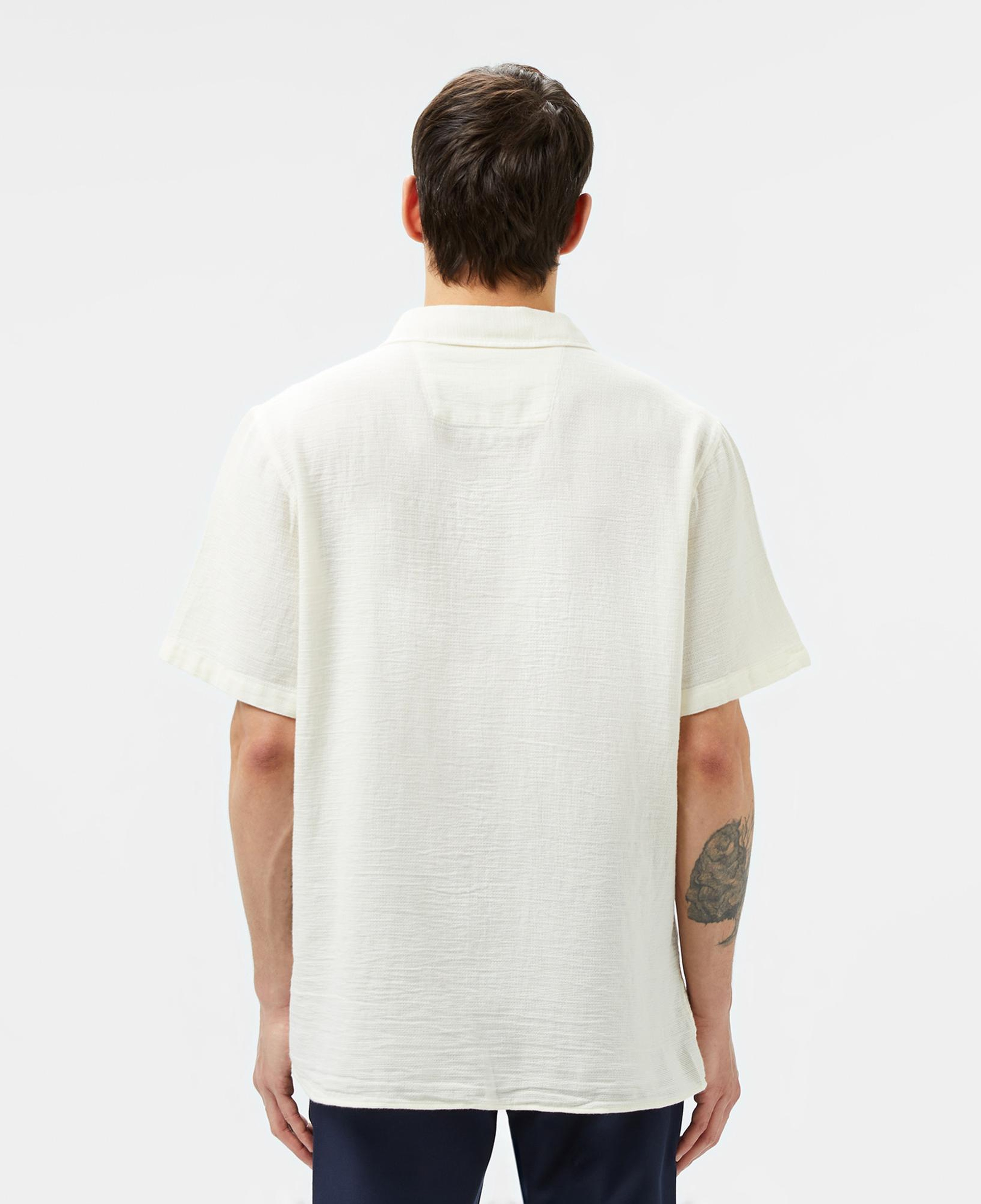 Lacoste Erkek Regular Fit Kısa Kollu Beyaz Gömlek