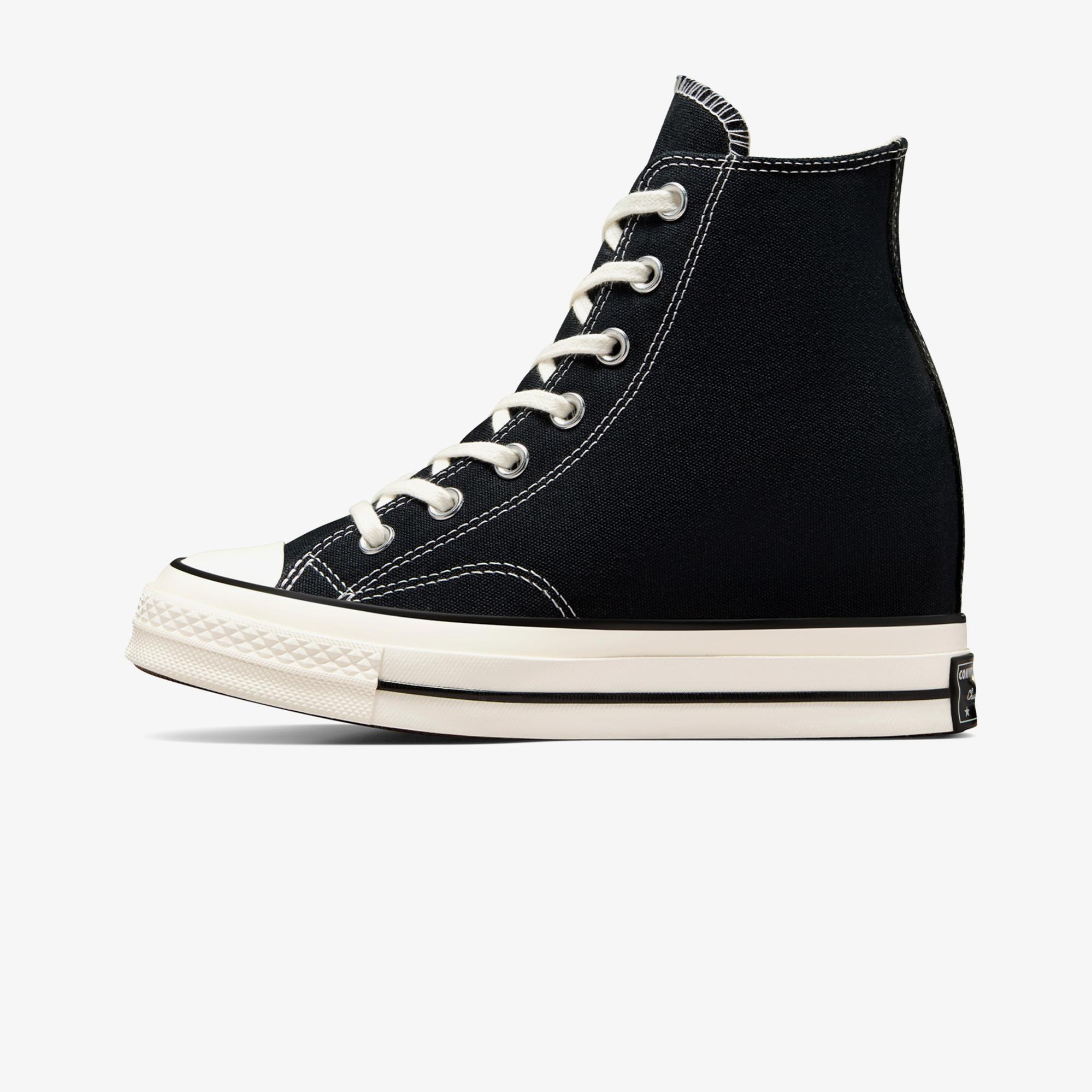 Converse Chuck 70 Wedge Kadın Siyah Platform Sneaker