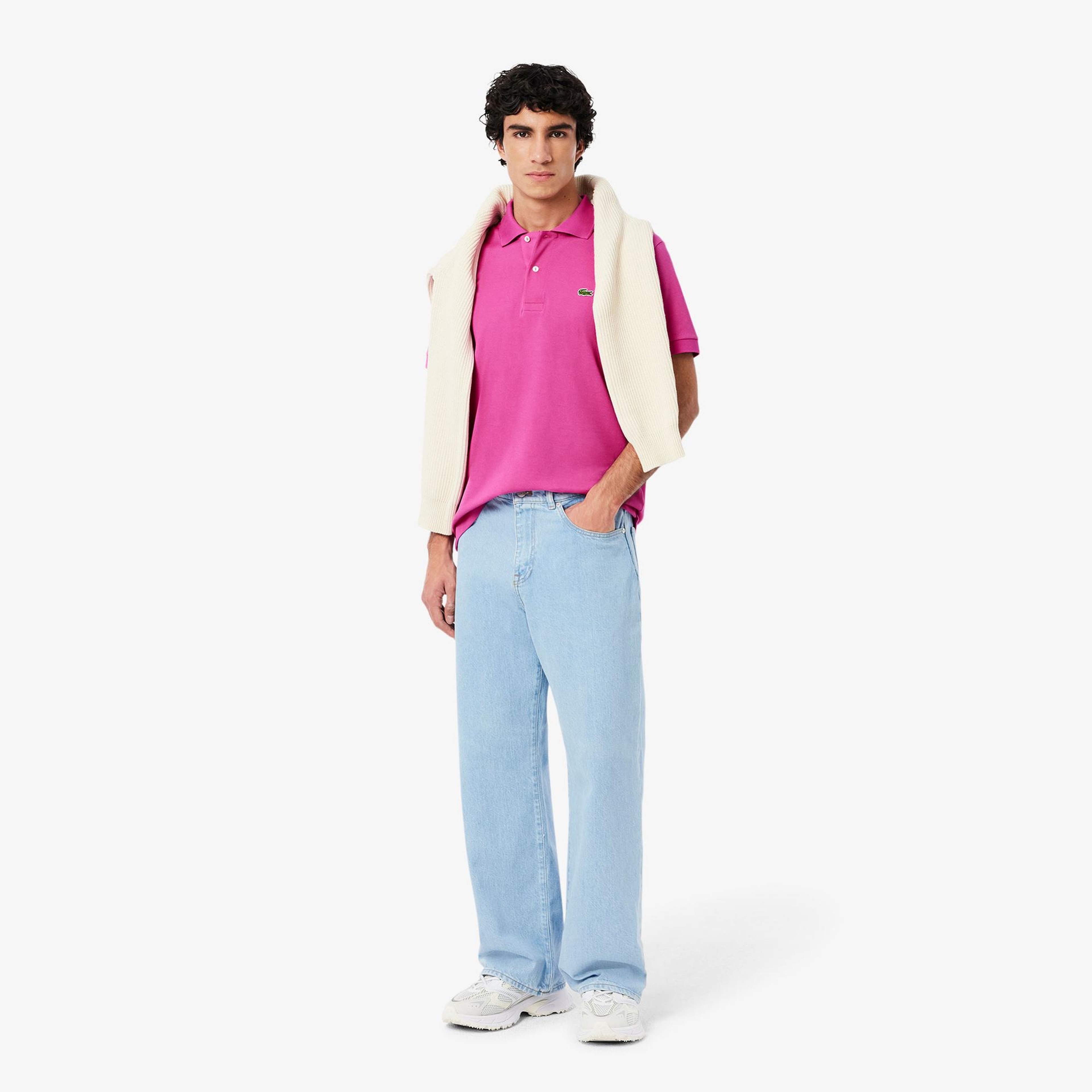 Lacoste L.12.12 Erkek Classic Fit Pembe Polo