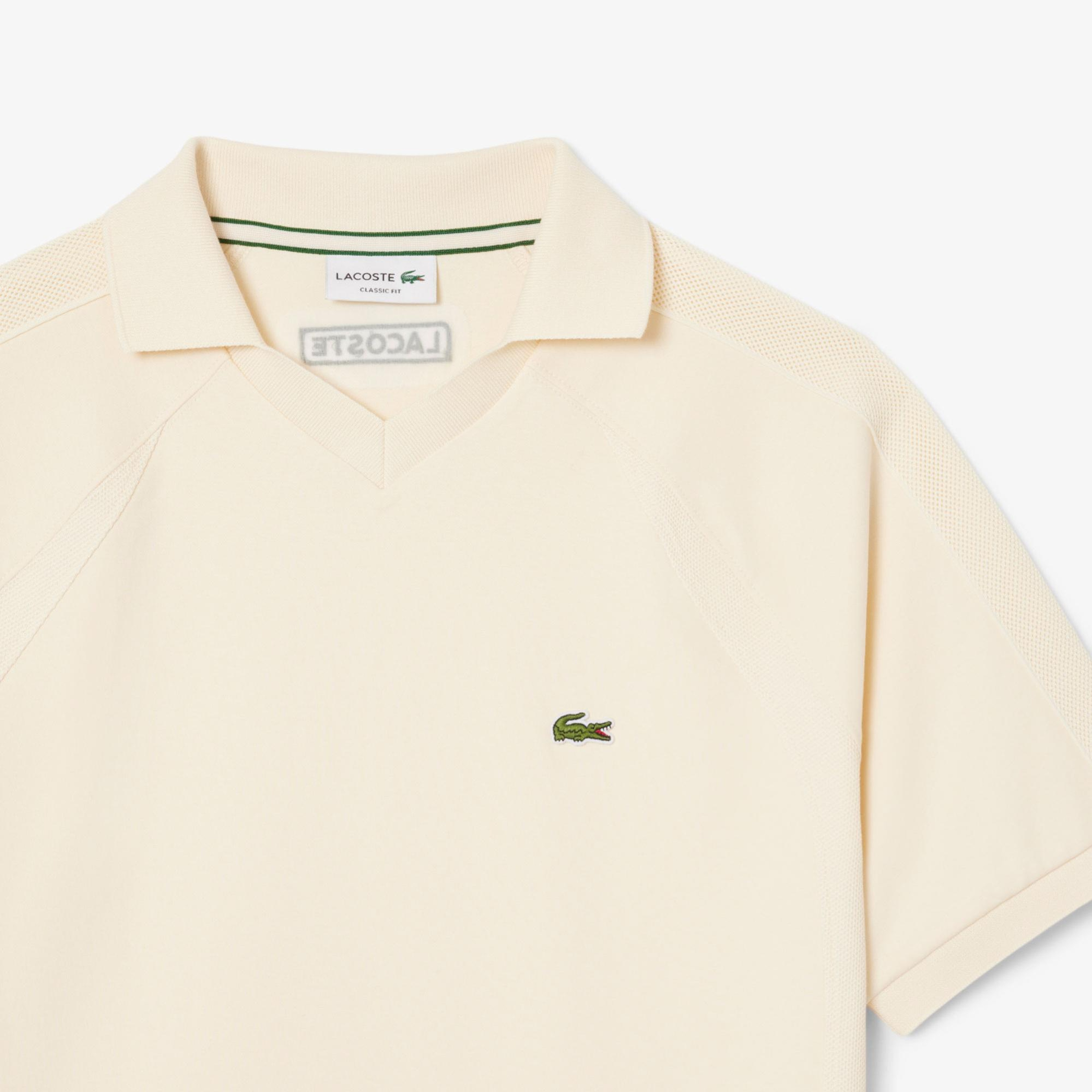 Lacoste Erkek Classic Fit Krem Polo