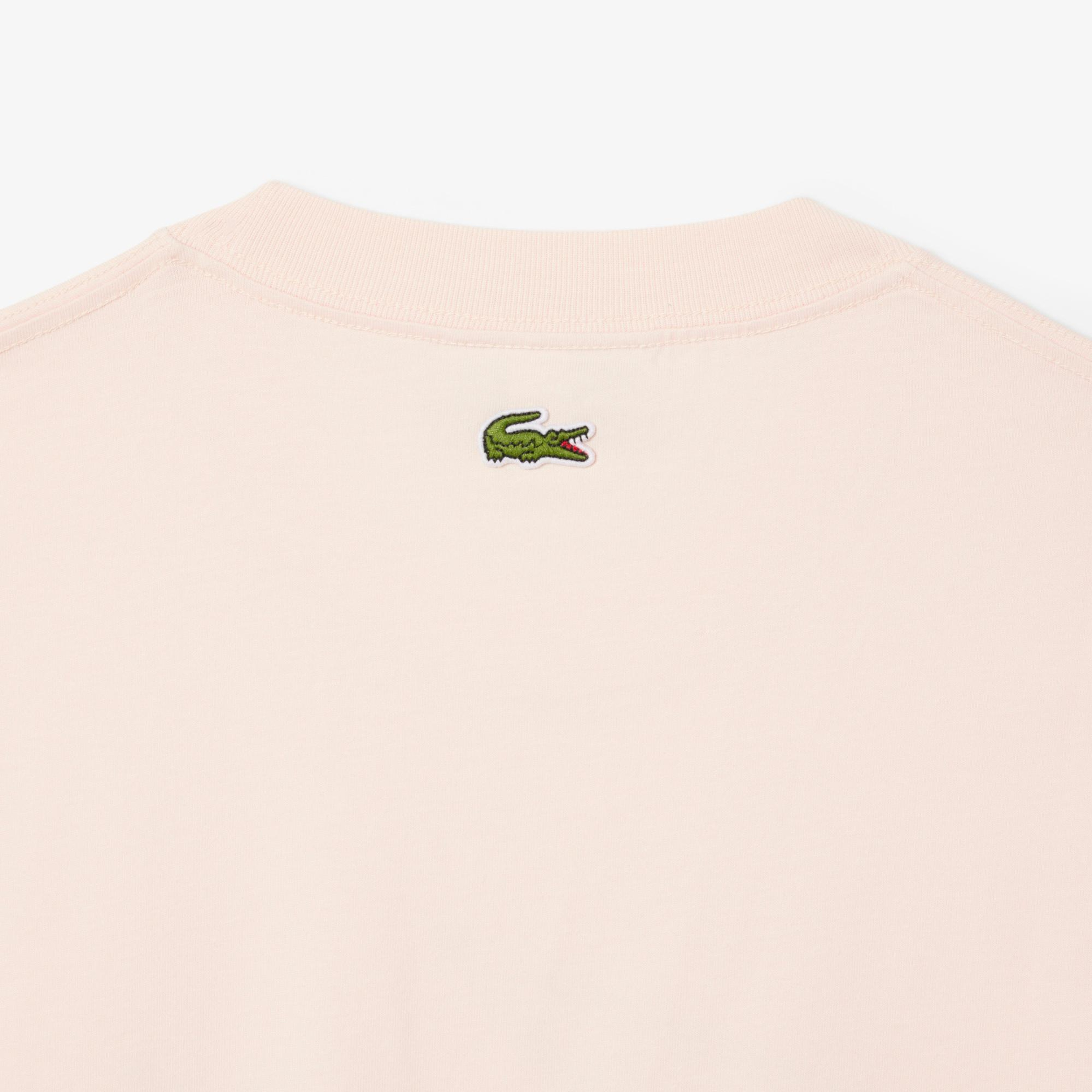 Lacoste Classic Fit Erkek Bej T-Shirt