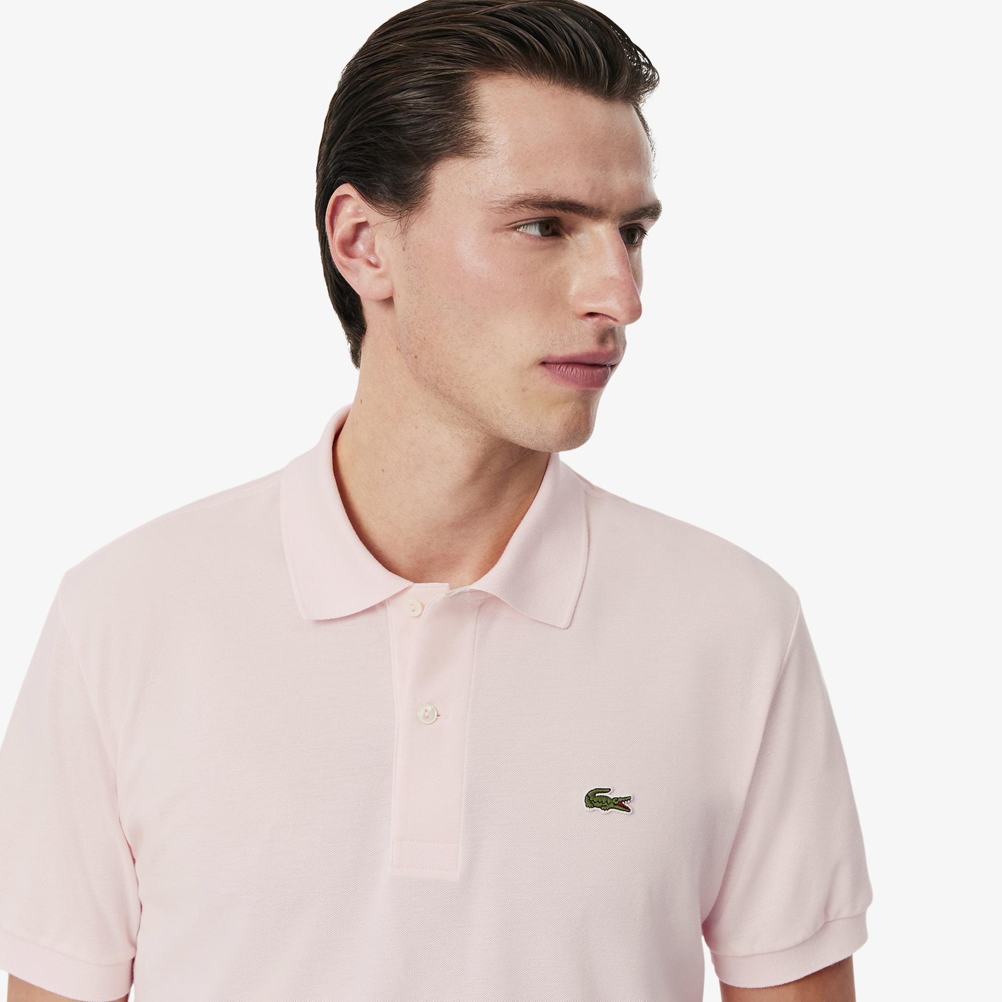 Lacoste Classic Fit Erkek Pembe Polo