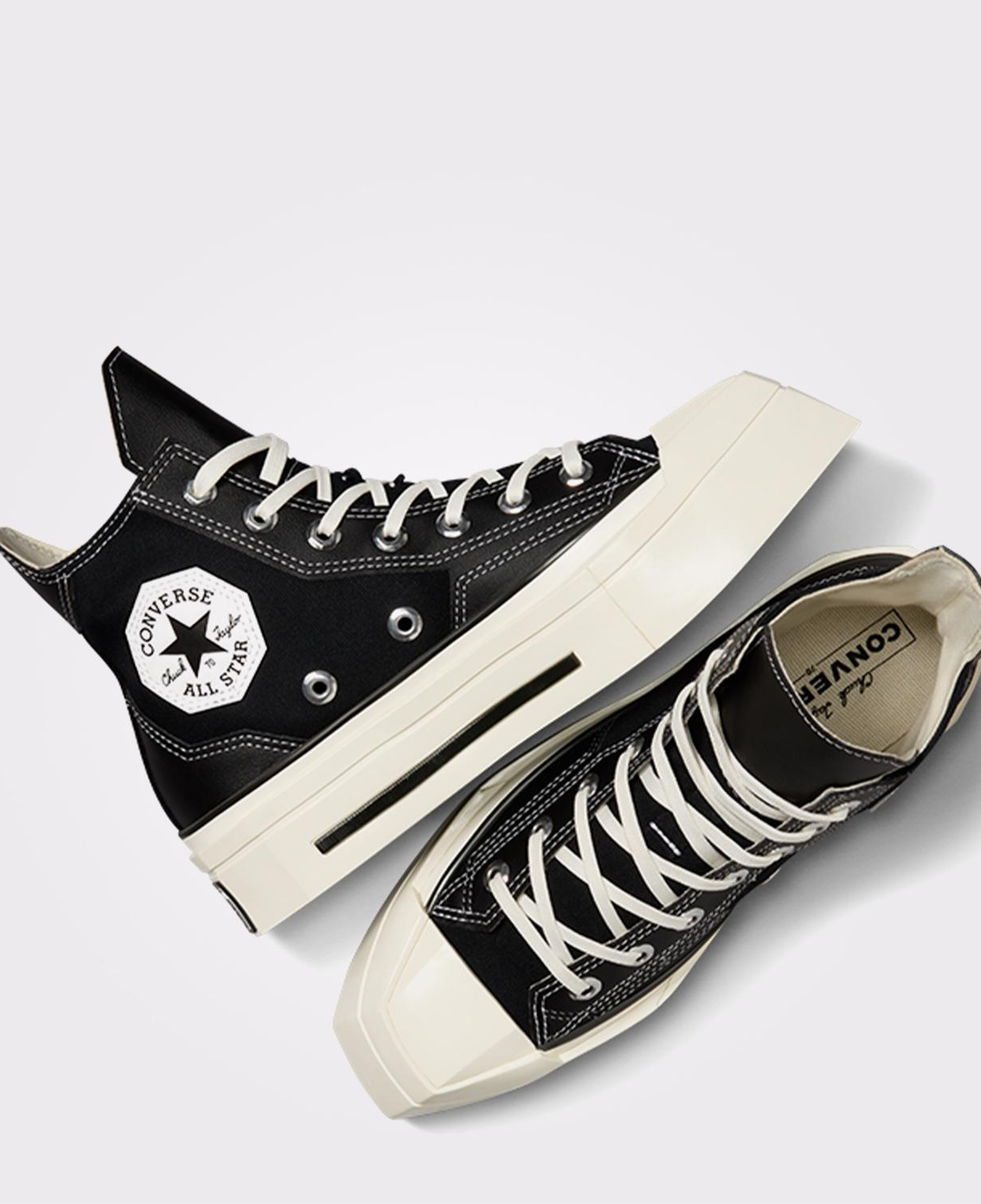 Converse Chuck 70 De Luxe Squared Unisex Siyah Platform Sneaker