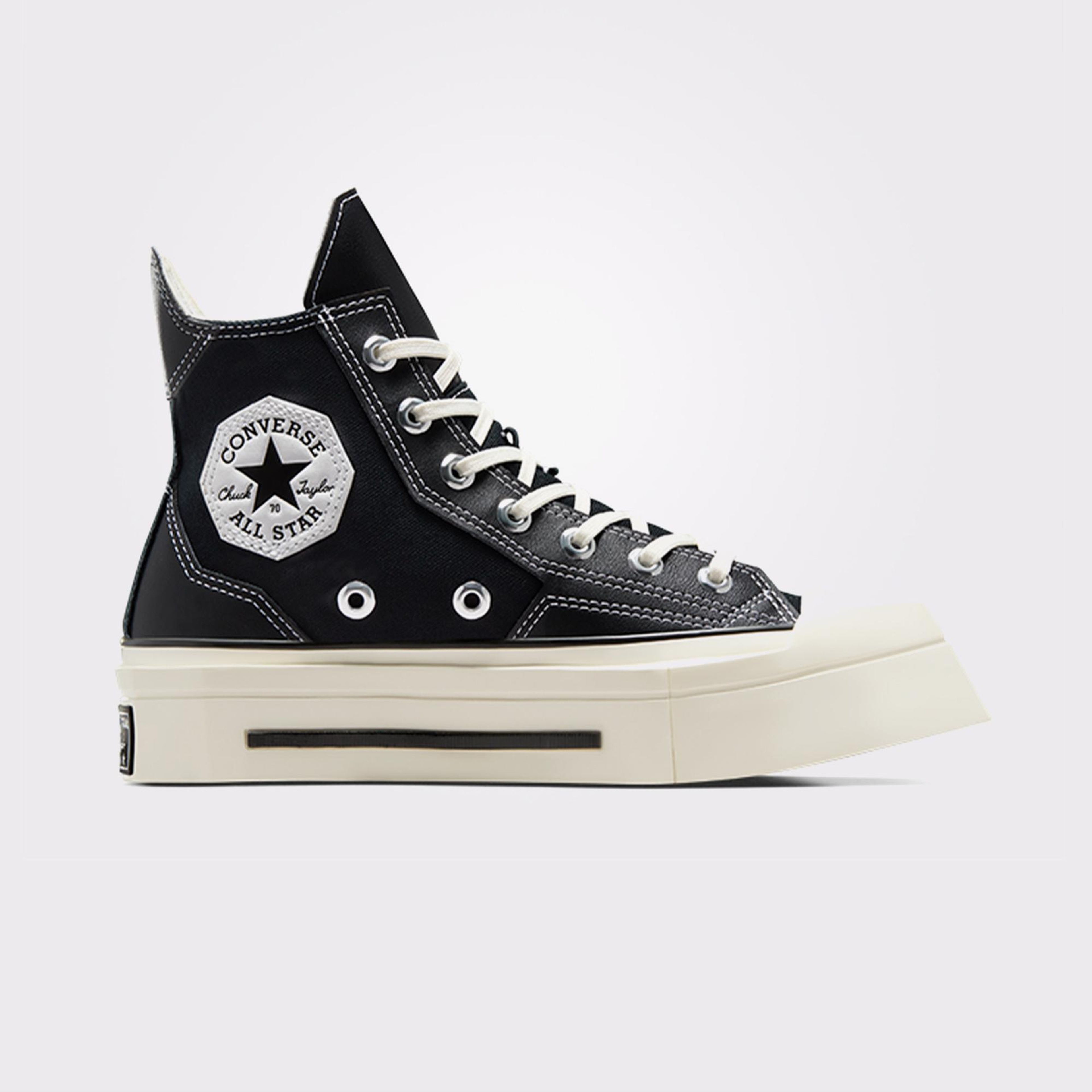 Converse Chuck 70 De Luxe Squared Unisex Siyah Platform Sneaker