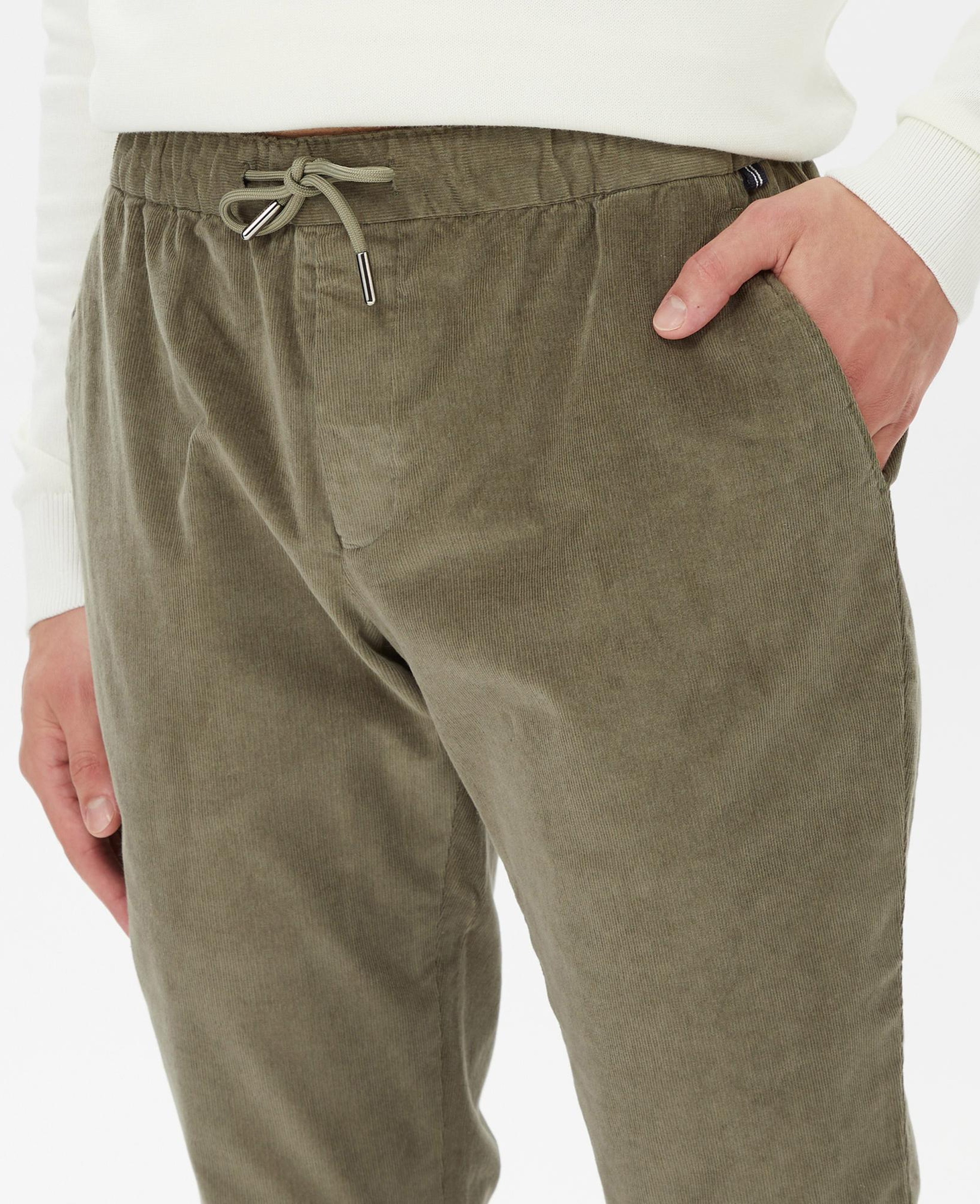 Nautica Erkek Yeşil Kadife Pantolon