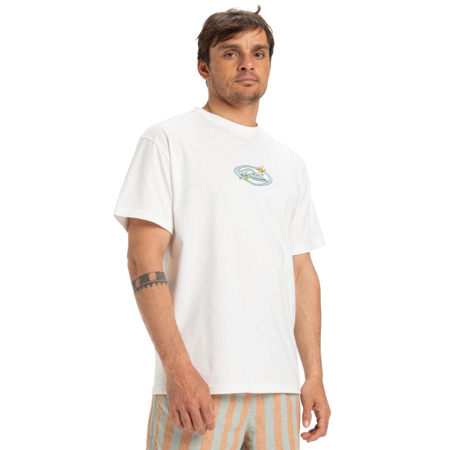 Quiksilver Nd Nature Magic Erkek Beyaz Tişört