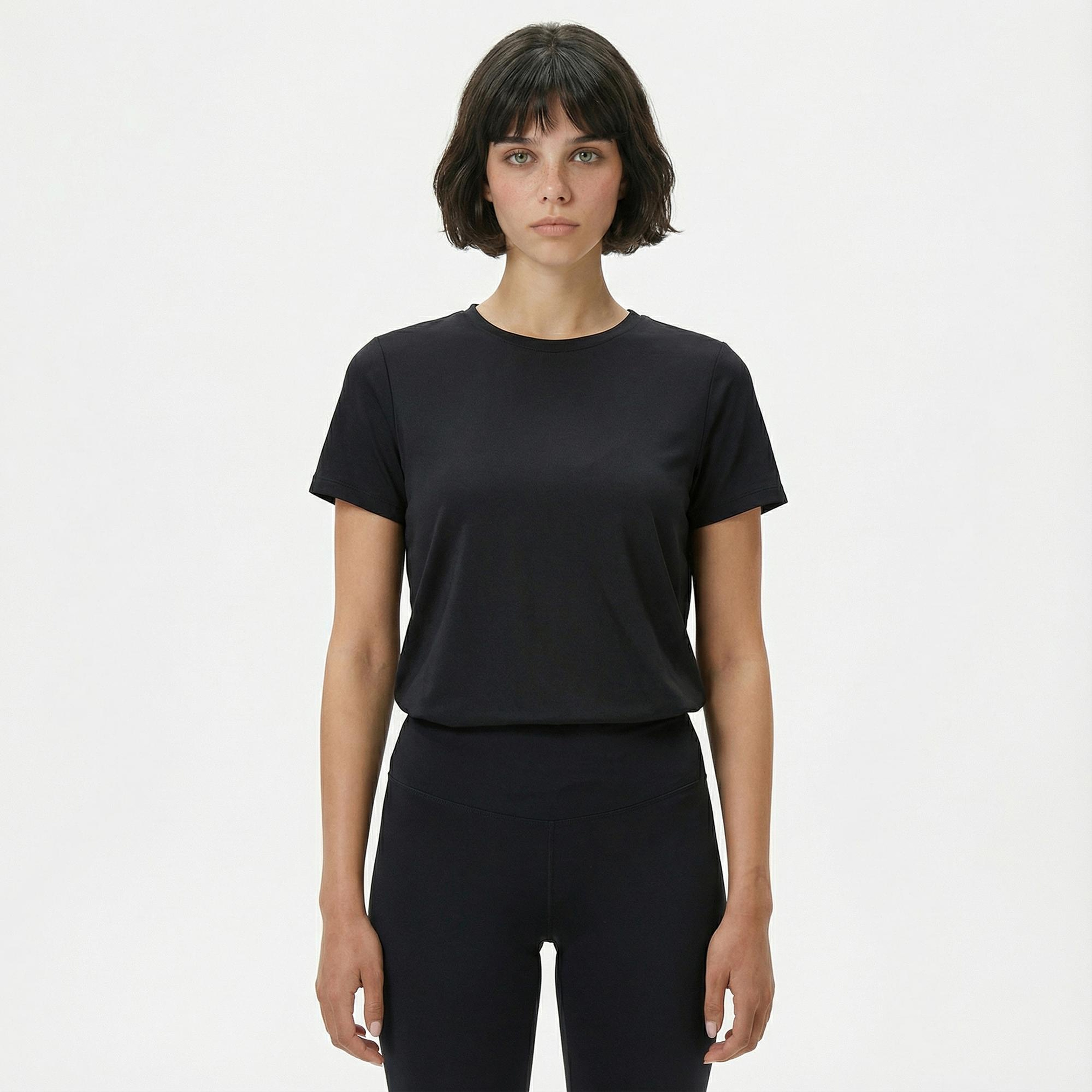 Nike Dri-Fit One High Rise 7/8 Kadın Siyah Tayt