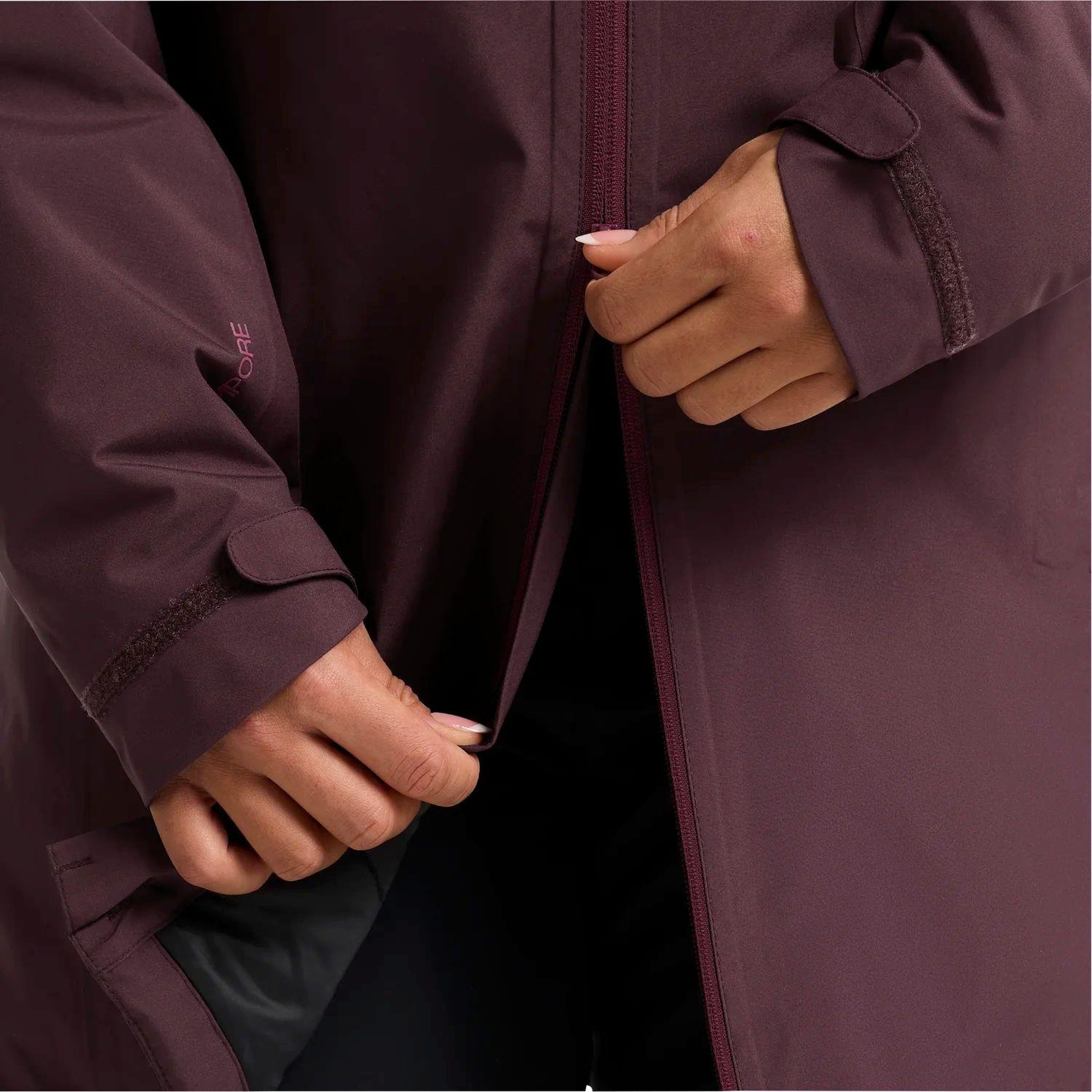 Jack Wolfskin Heidelstein Ins Kadın Mor Outdoor Ceketi