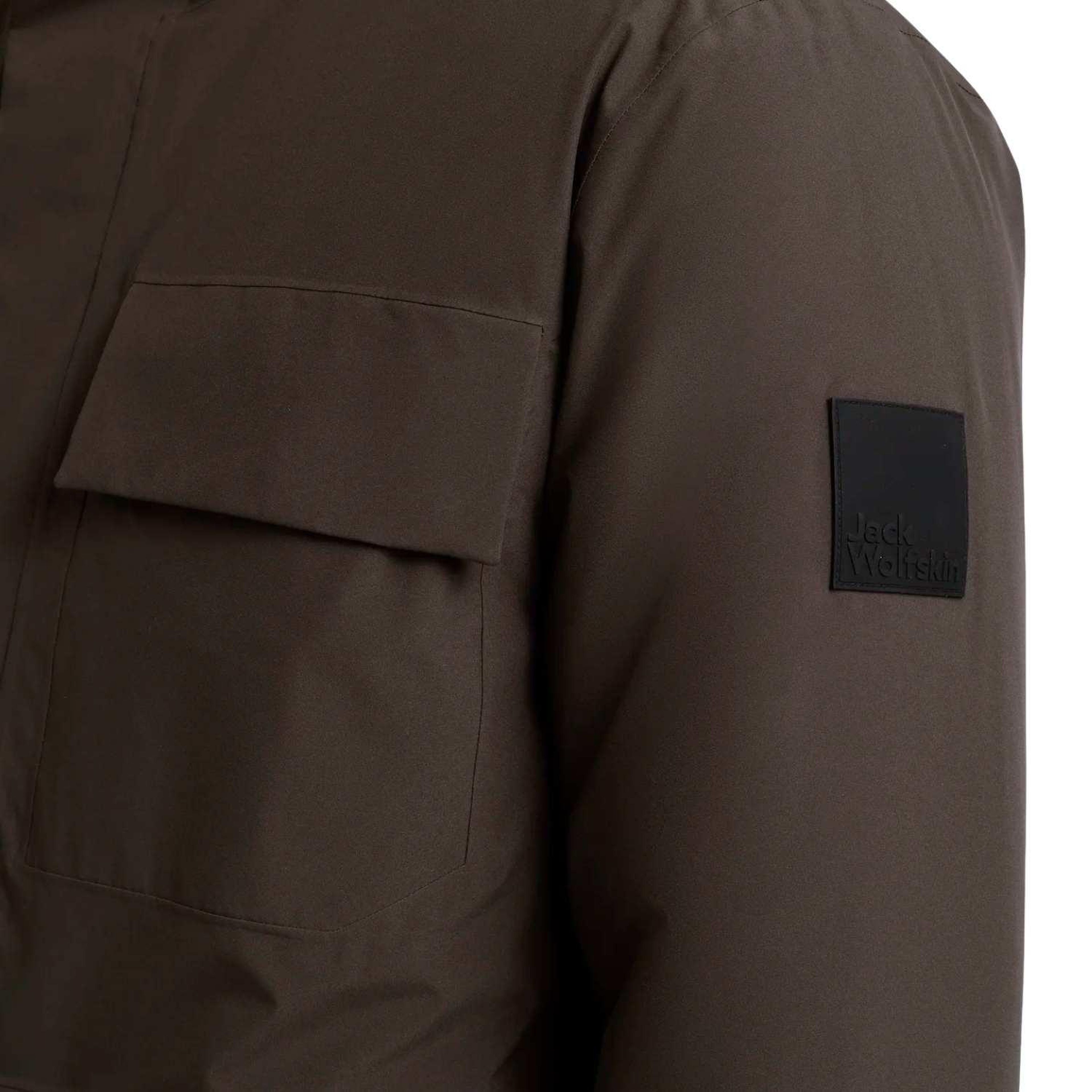 Jack Wolfskin Brandenburger Erkek Kahverengi Outdoor Ceketi