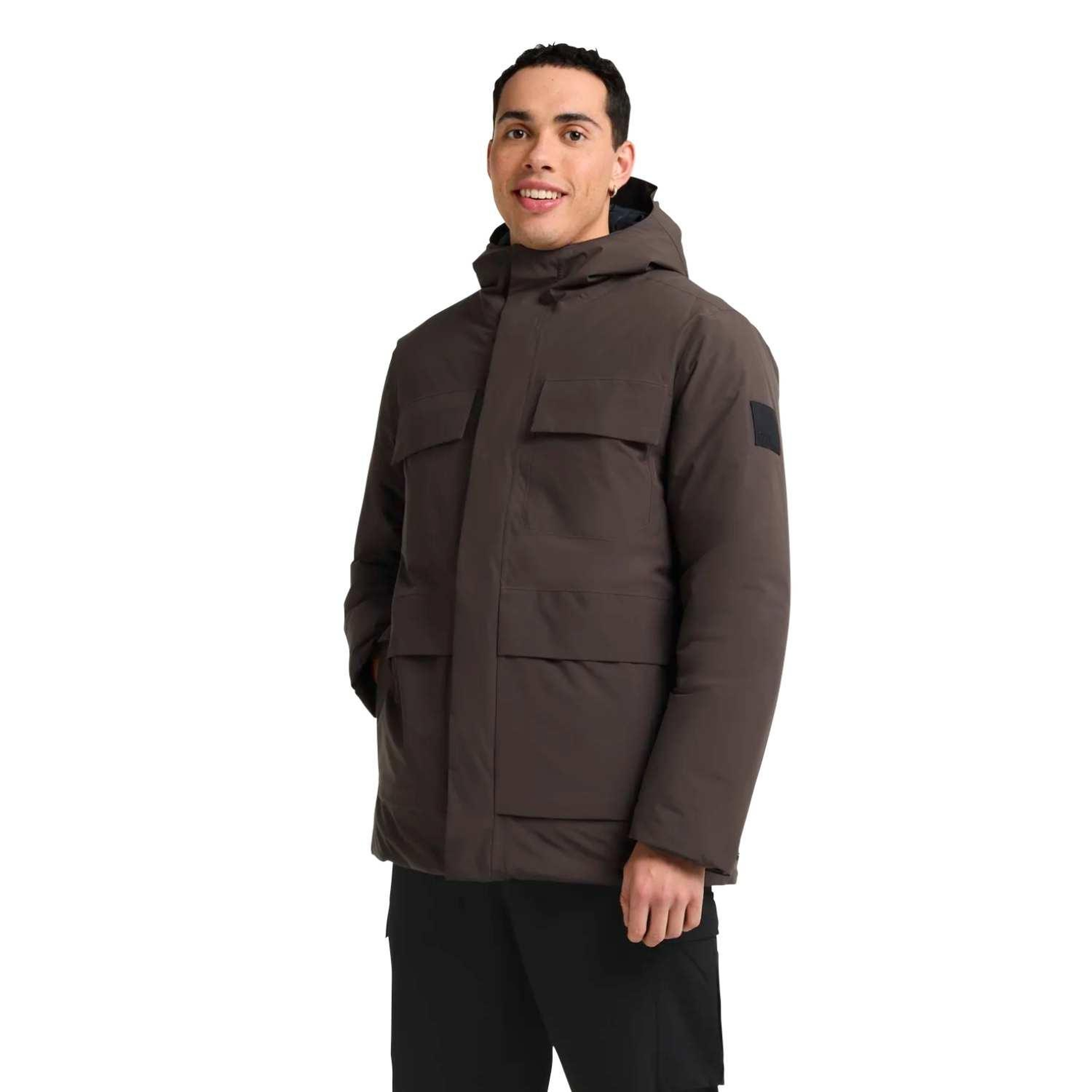Jack Wolfskin Brandenburger Erkek Kahverengi Outdoor Ceketi