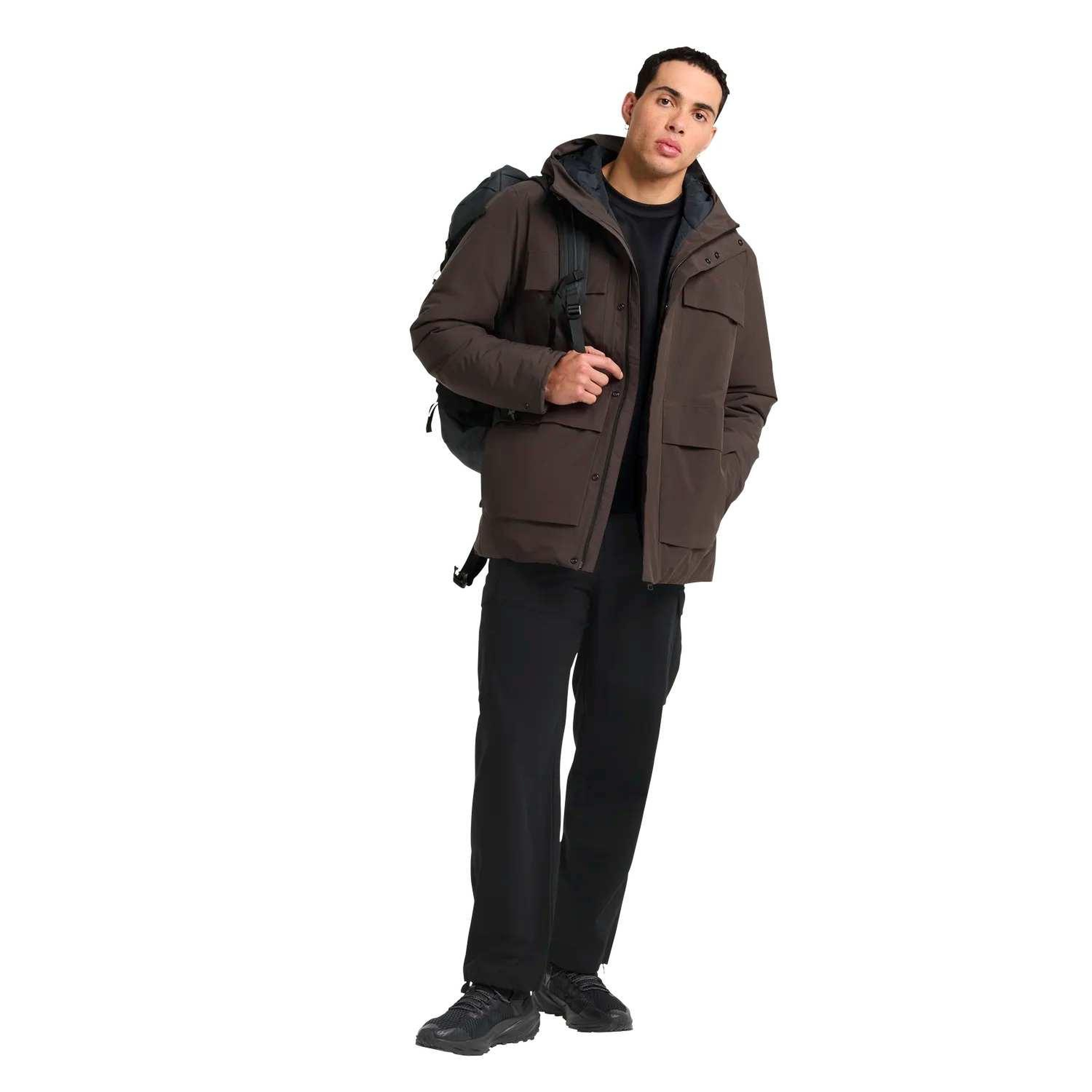 Jack Wolfskin Brandenburger Erkek Kahverengi Outdoor Ceketi