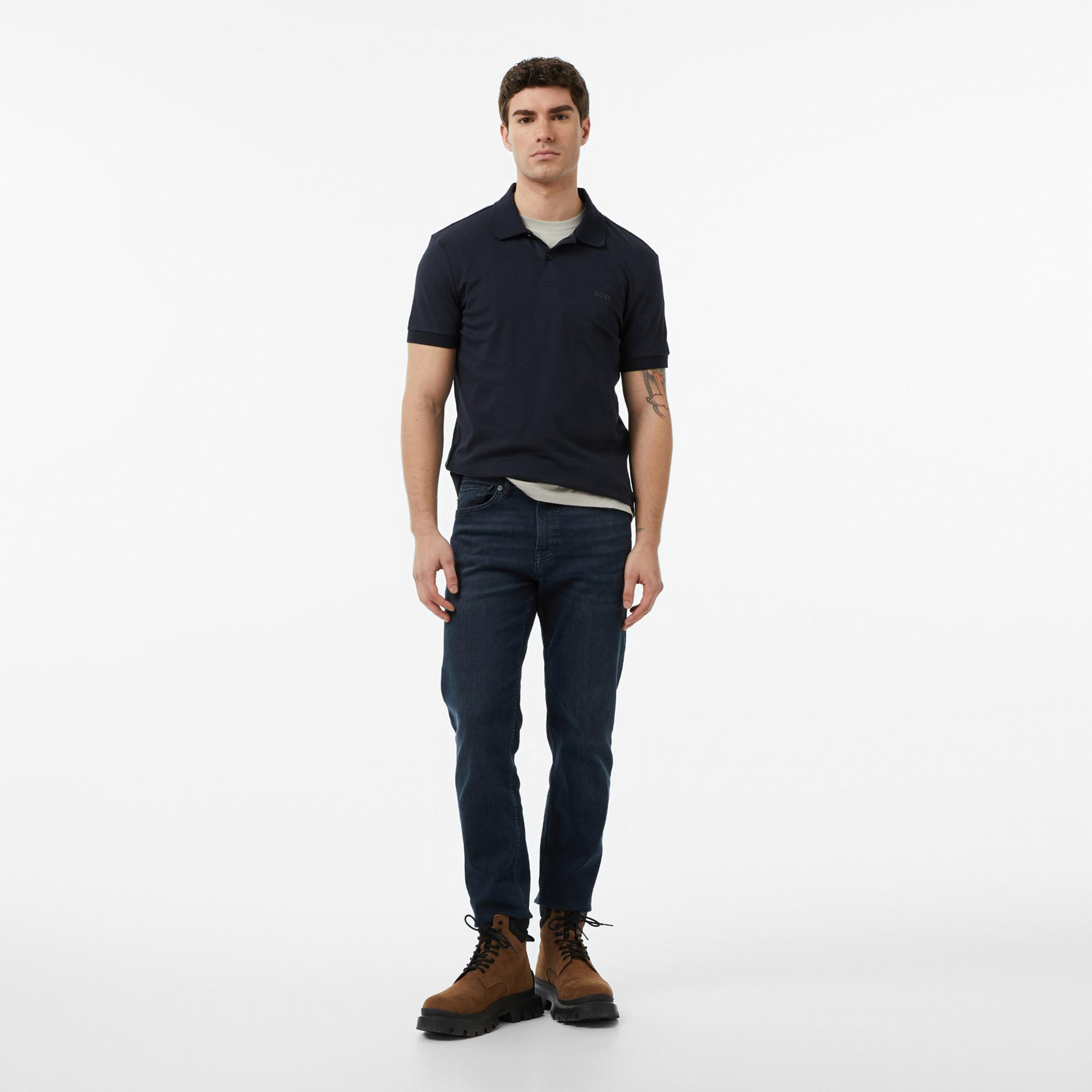 Boss Pio 2 Erkek Lacivert Polo