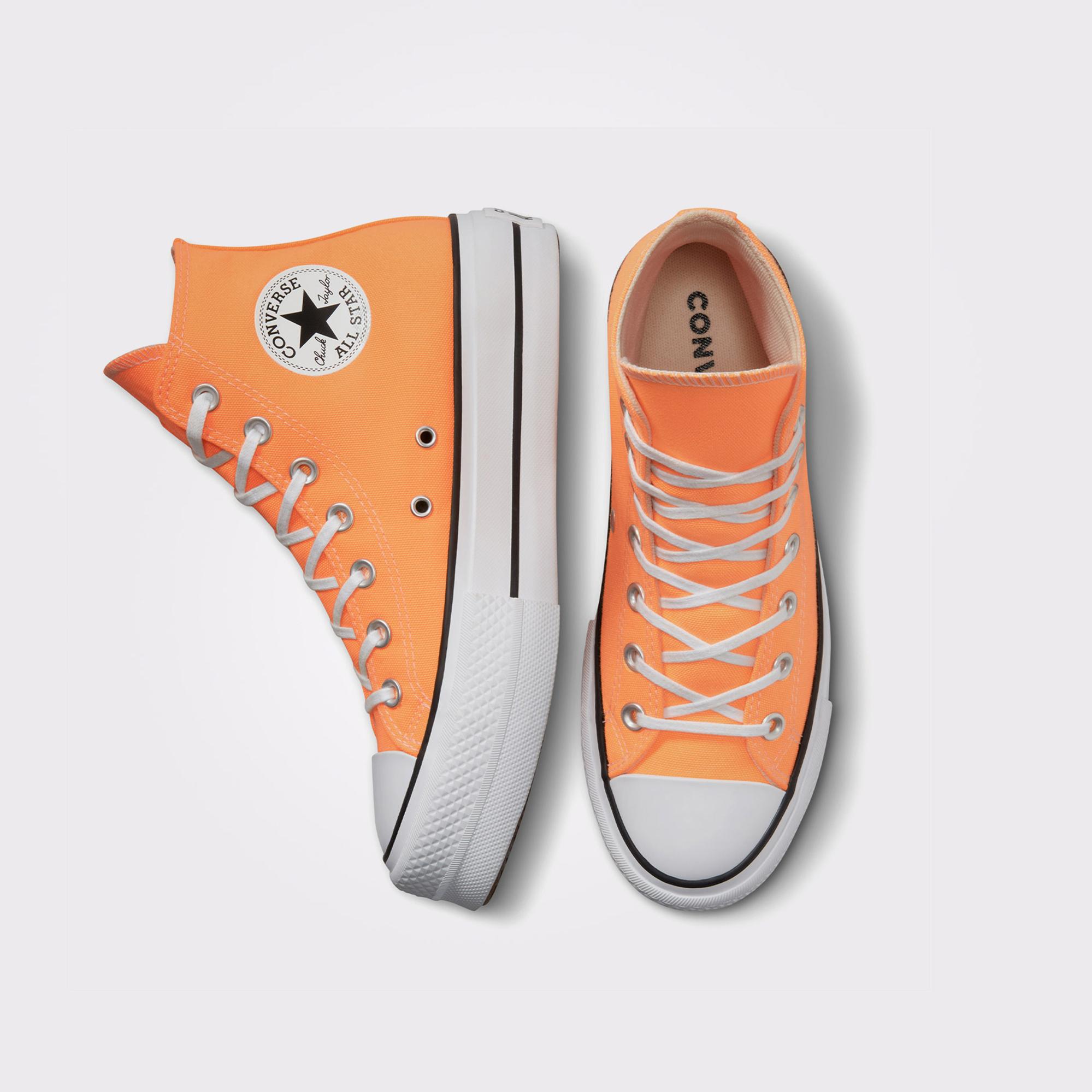 Converse Chuck Taylor All Star Lift Platform Seasonal Color Kadın Sarı Sneaker