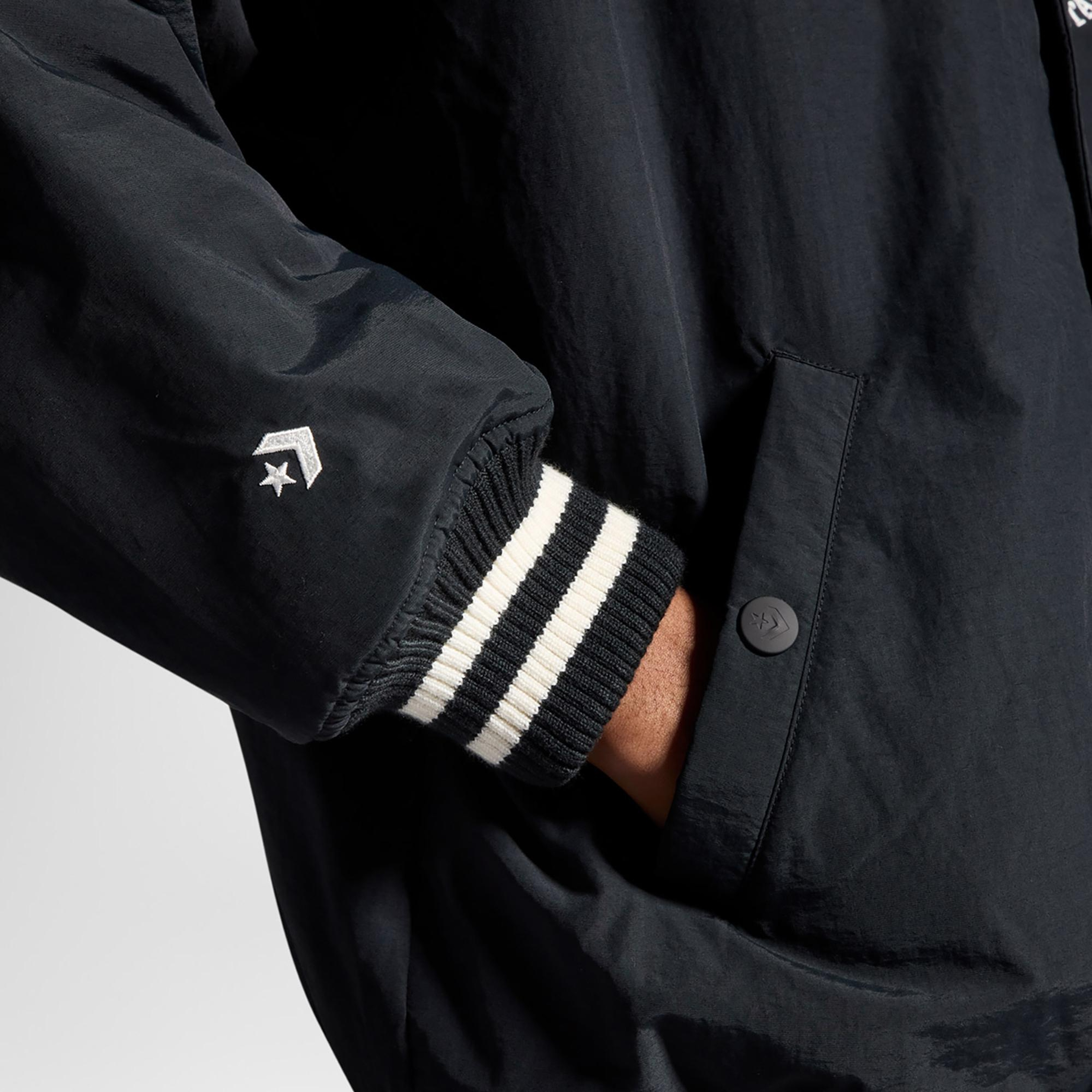 Converse Varsity Graphic Bomber Erkek Siyah Ceket