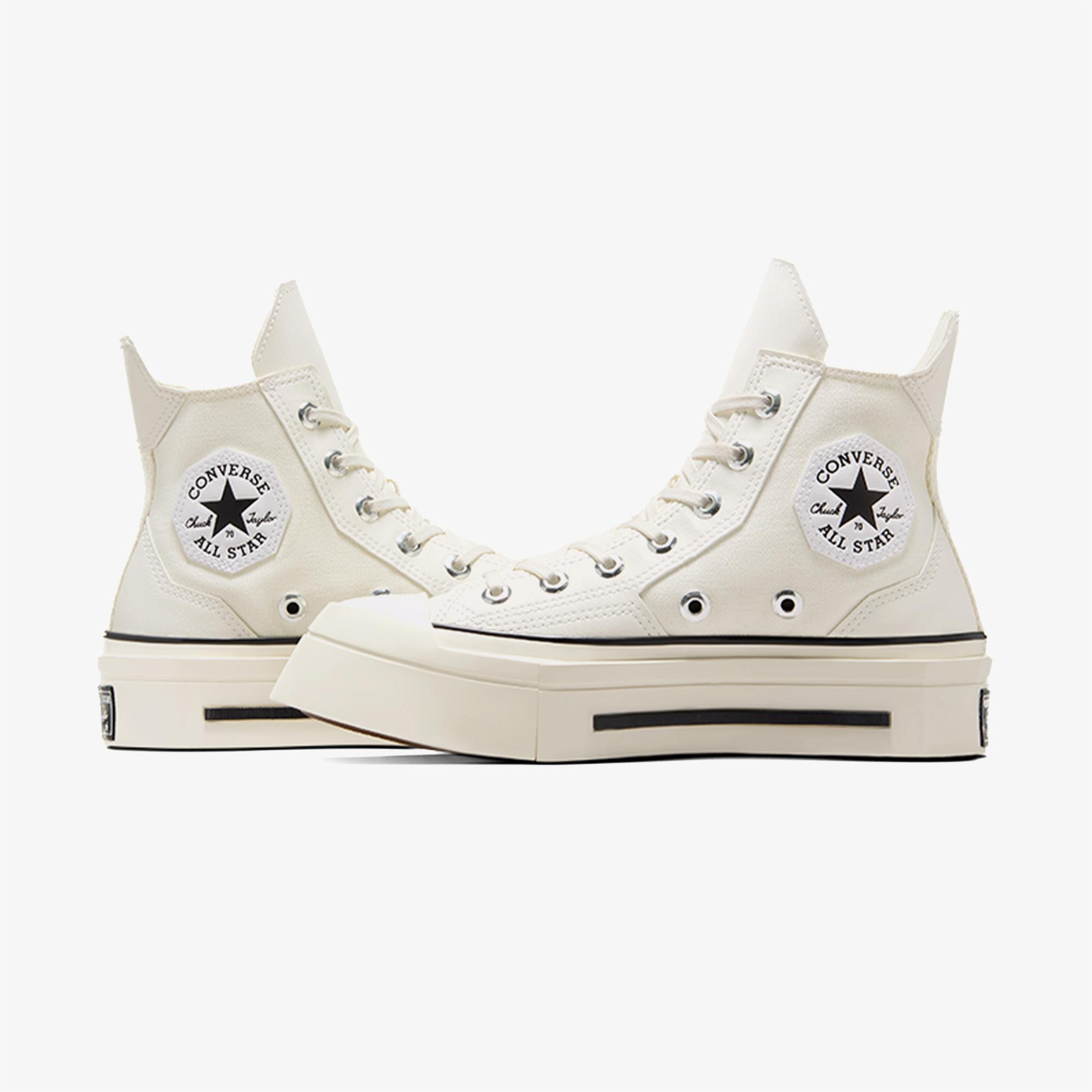 Converse Chuck 70 De Luxe Squared Unisex Krem Platform Sneaker