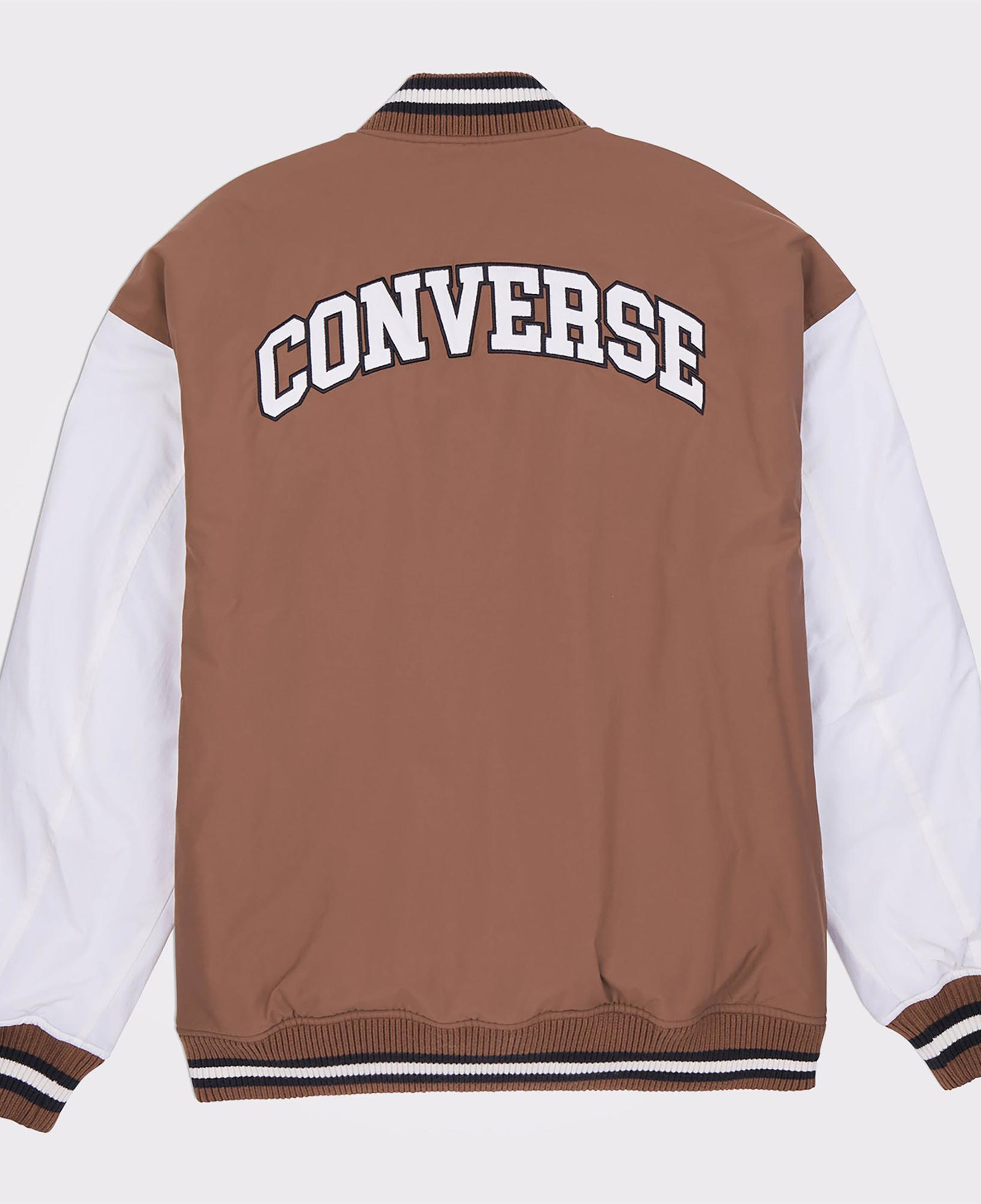 Converse Varsity Graphic Bomber Erkek Kahverengi Ceket