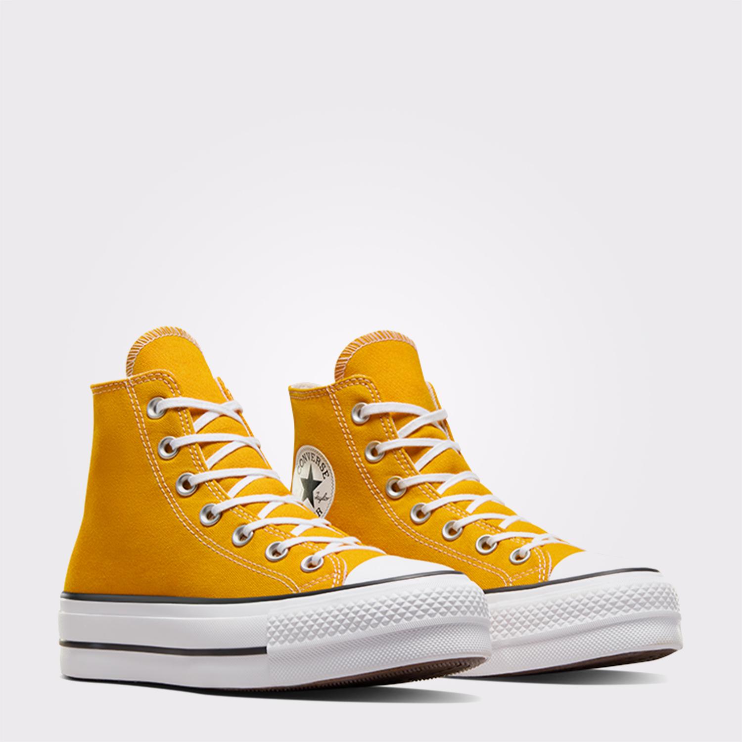 Converse Chuck Taylor All Star Lift Kadın Sarı Platform Sneaker