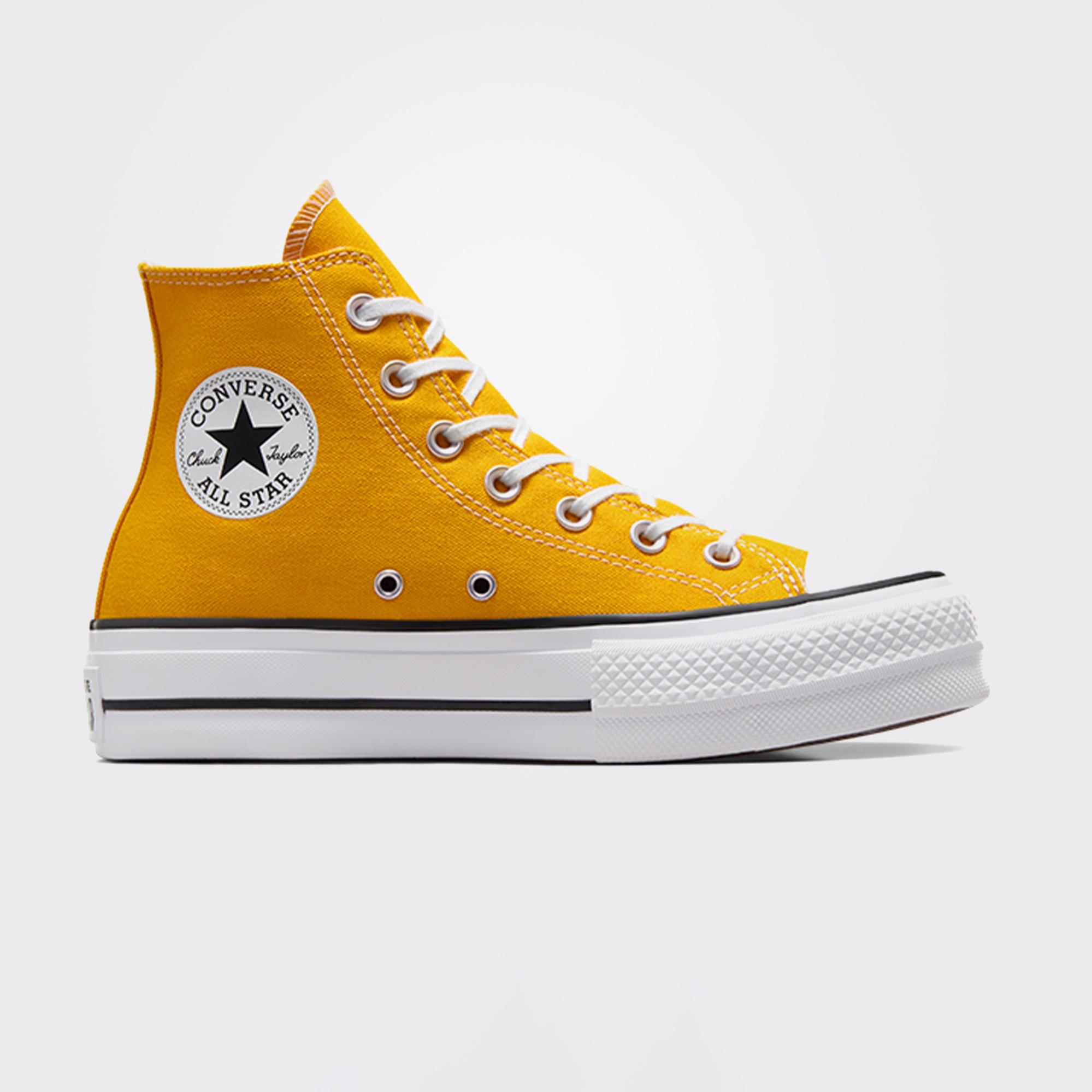 Converse Chuck Taylor All Star Lift Kadın Sarı Platform Sneaker