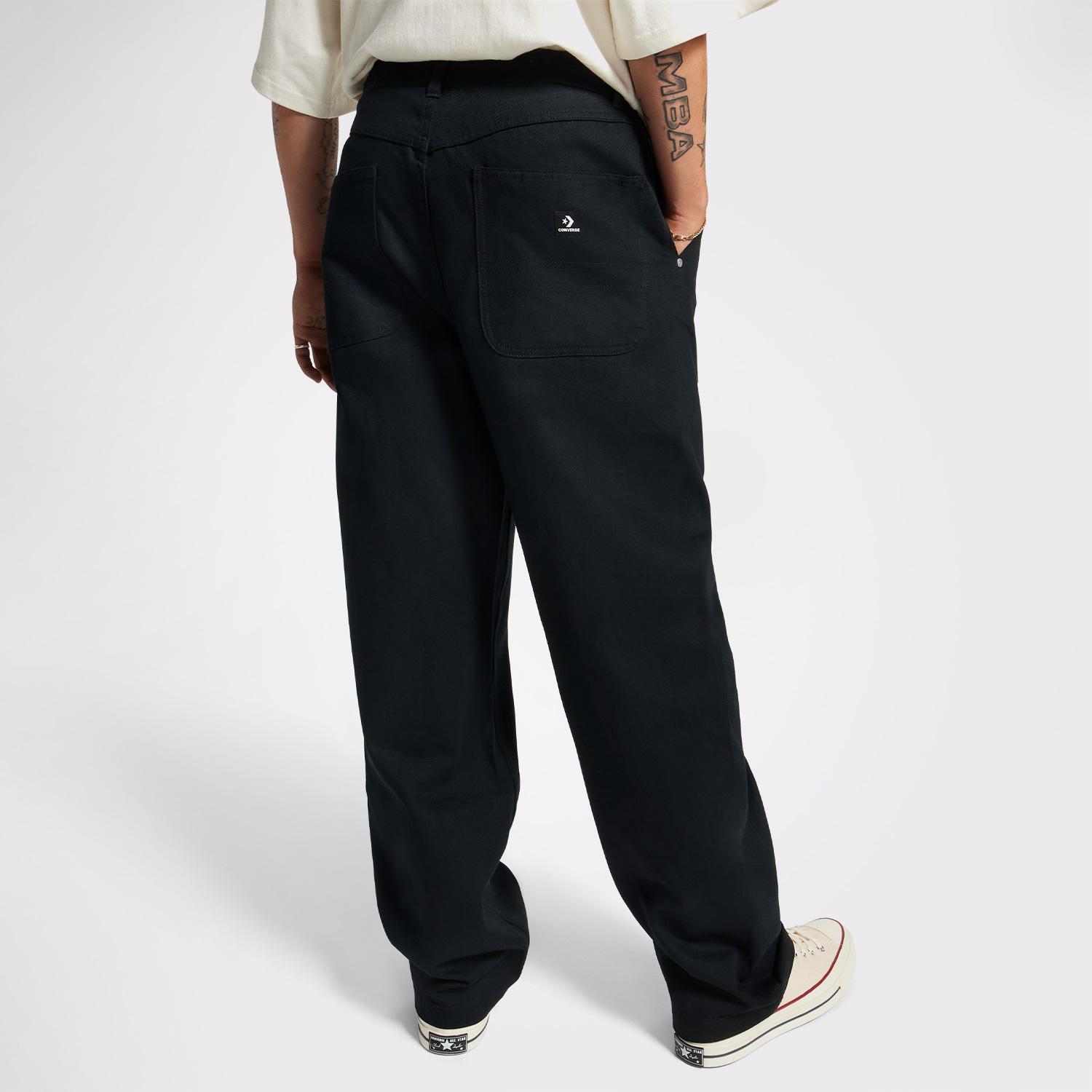 Converse Woven Erkek Siyah Pantolon