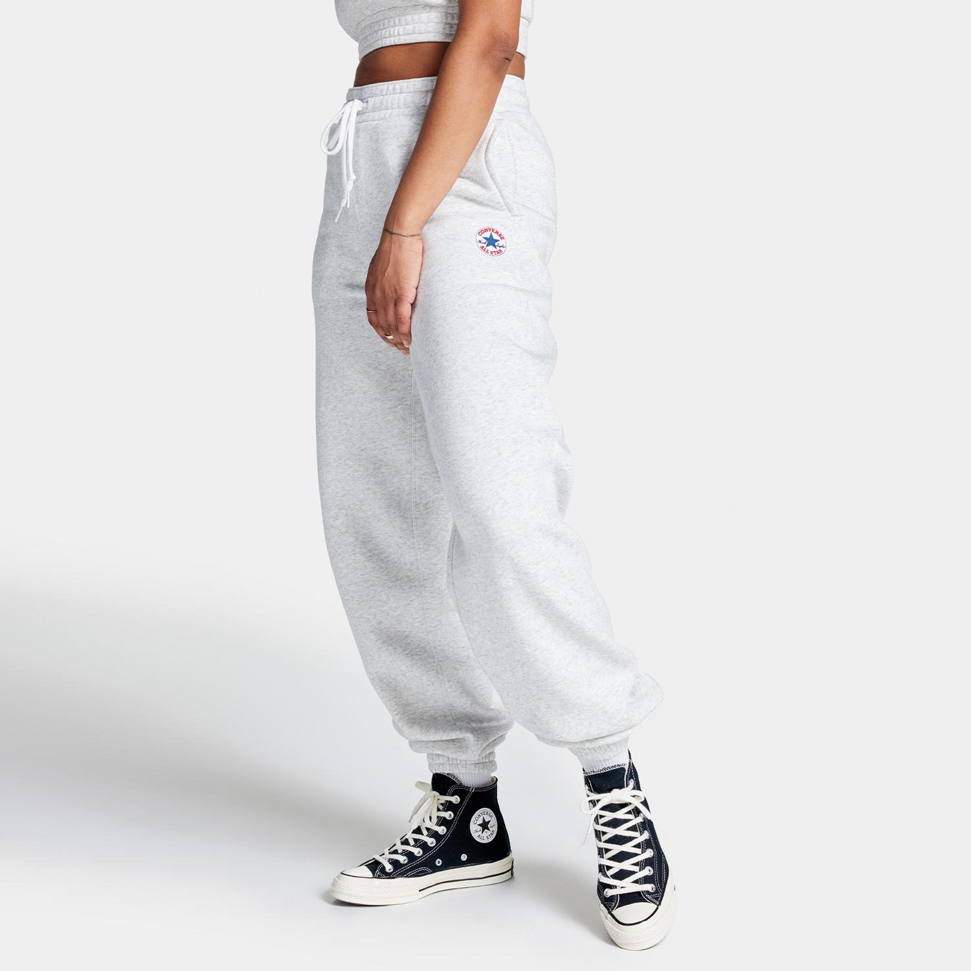 Converse Retro Chuck Taylor Knit Kadın Gri Eşofman Altı