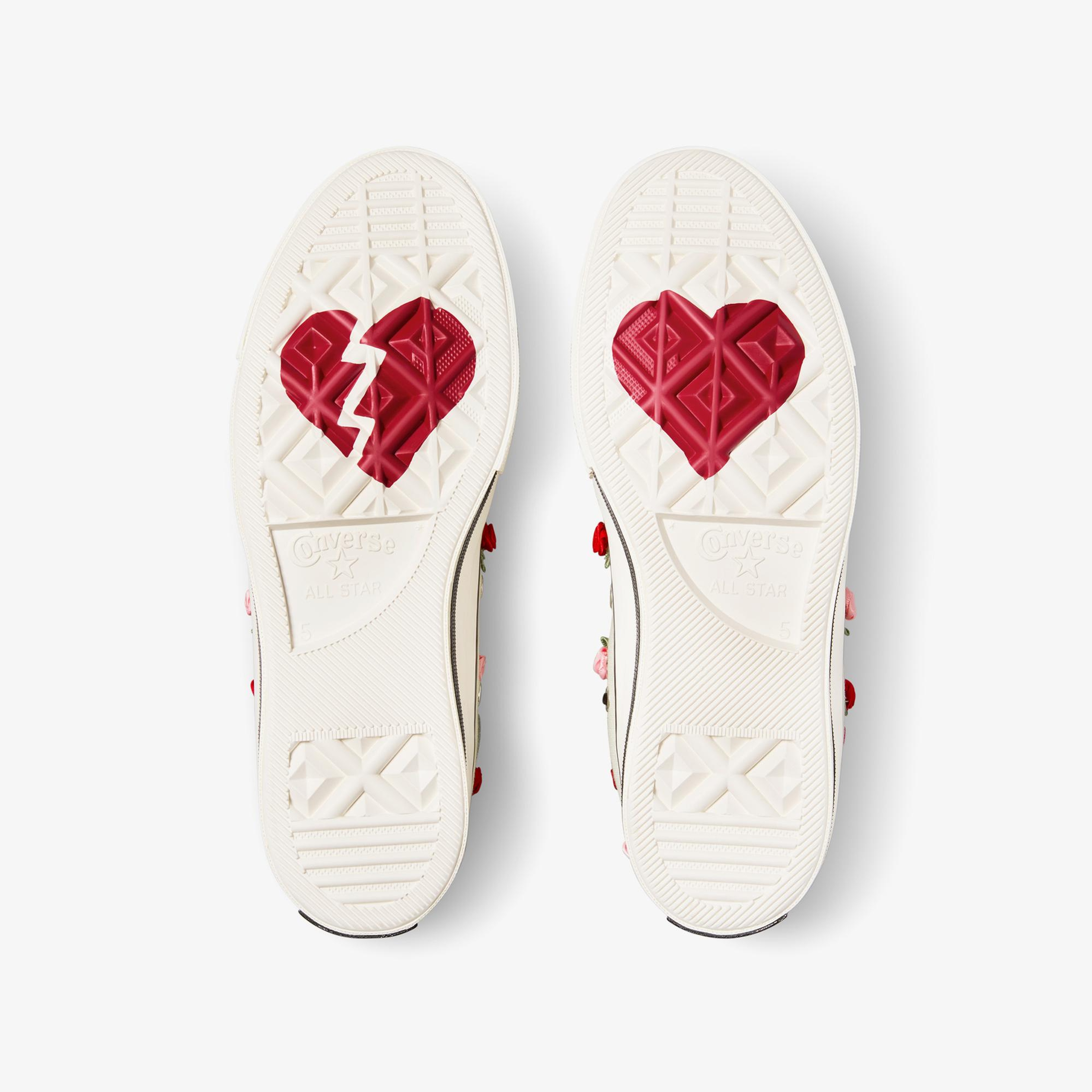 Converse Chuck 70 Roses Unisex Krem Sneaker