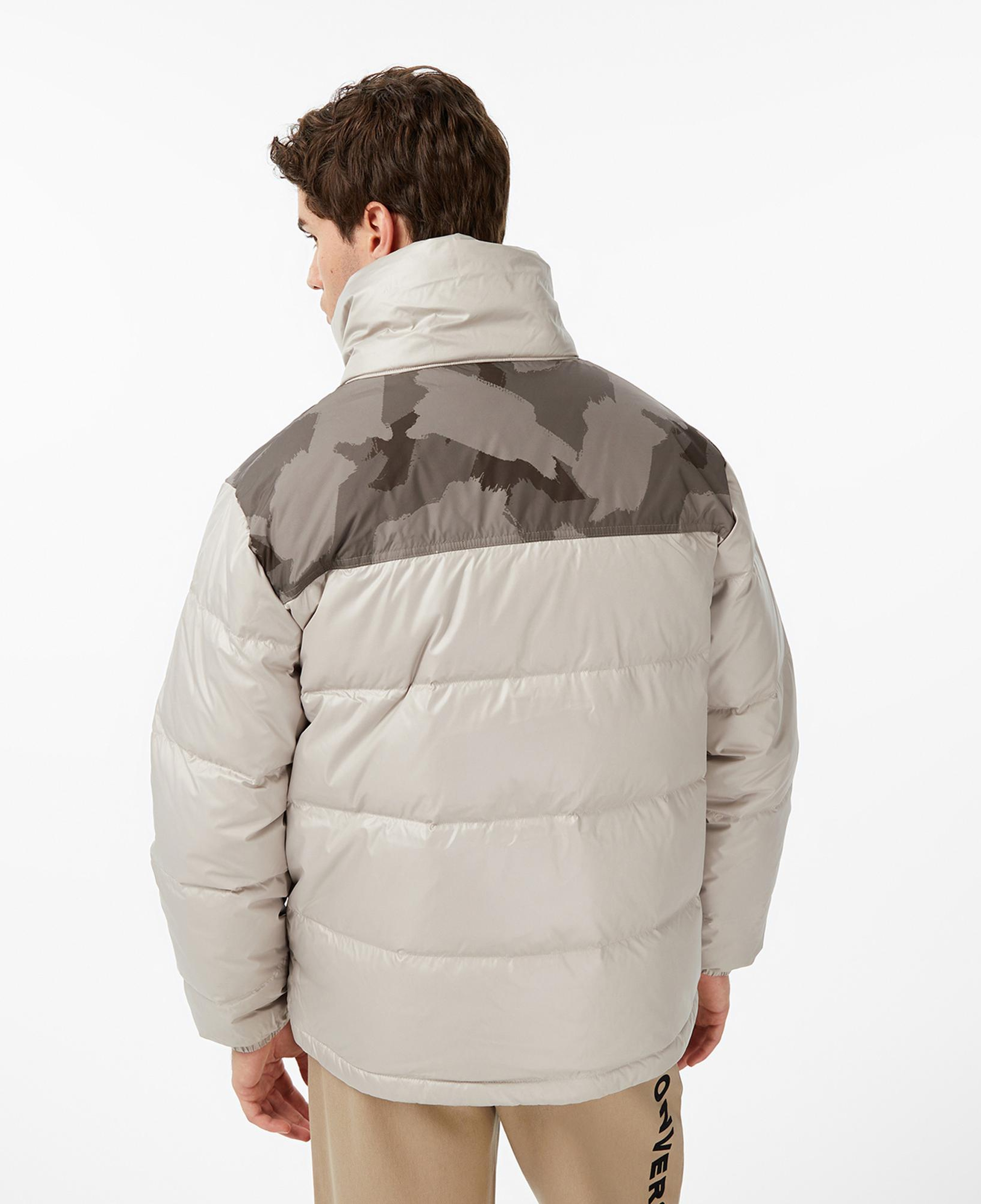 Converse Erkek Dik Yaka Bej Şişme Mont