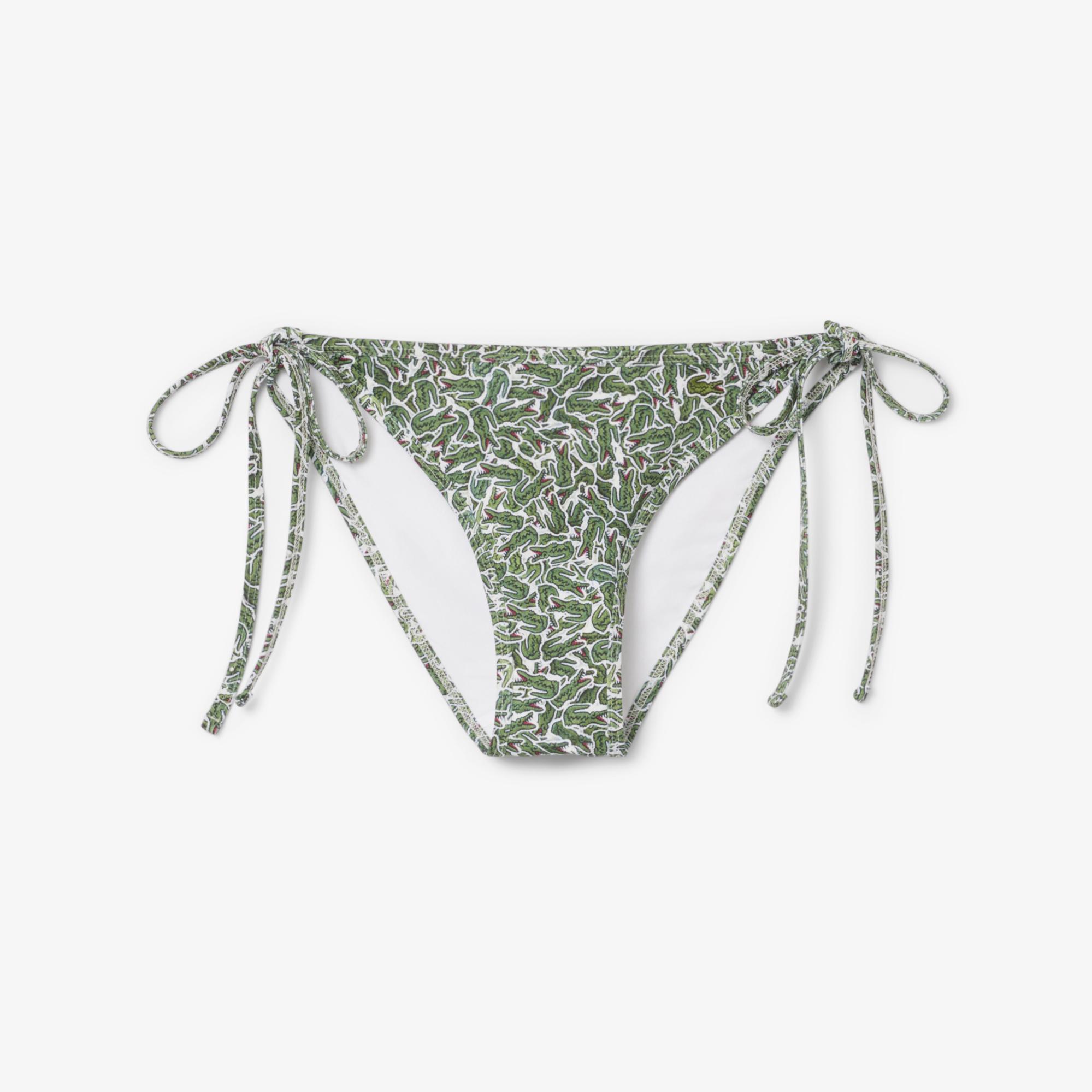 Lacoste Kadın Baskılı Yeşil Bikini Altı