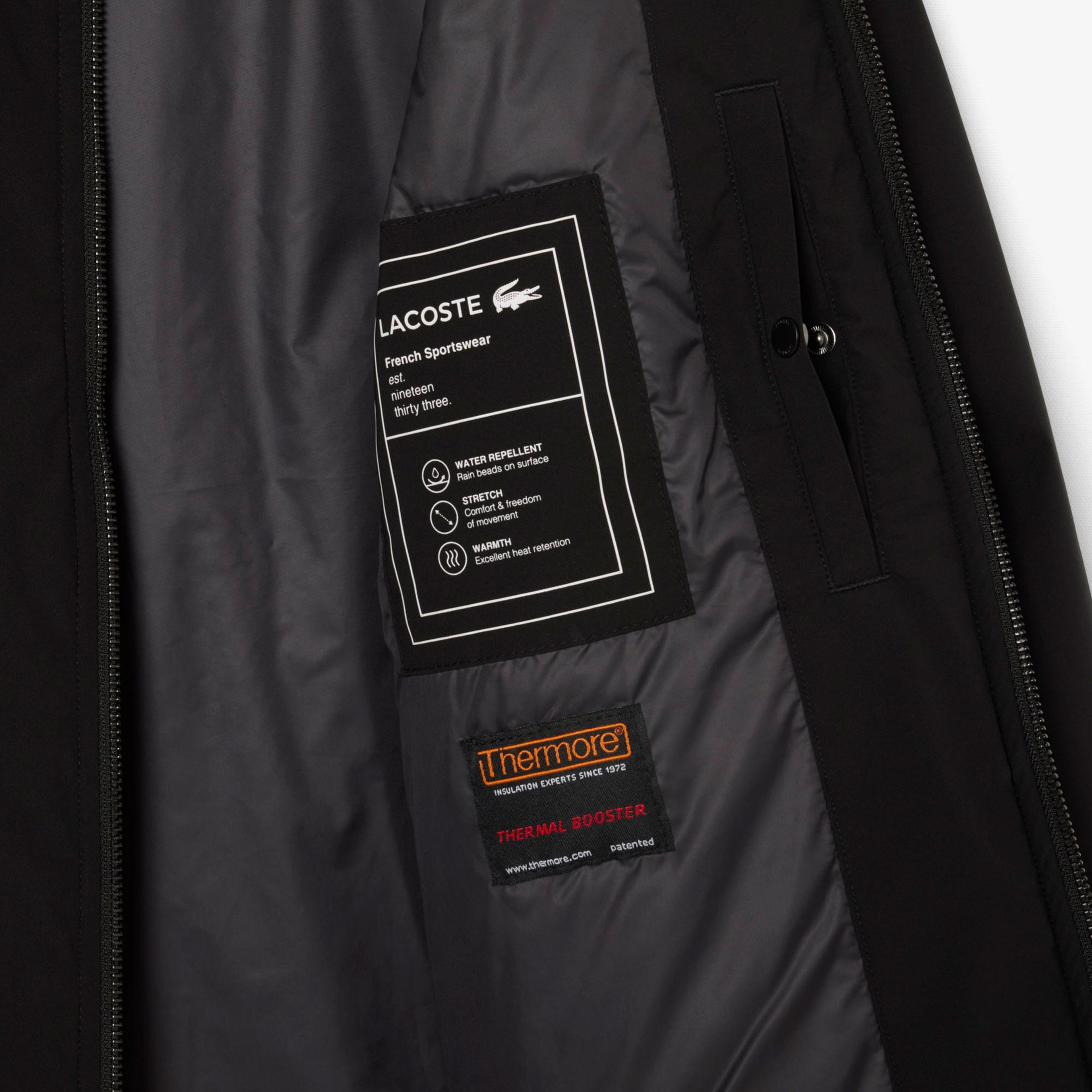 Lacoste Erkek Hakim Yaka Siyah Bomber Ceket