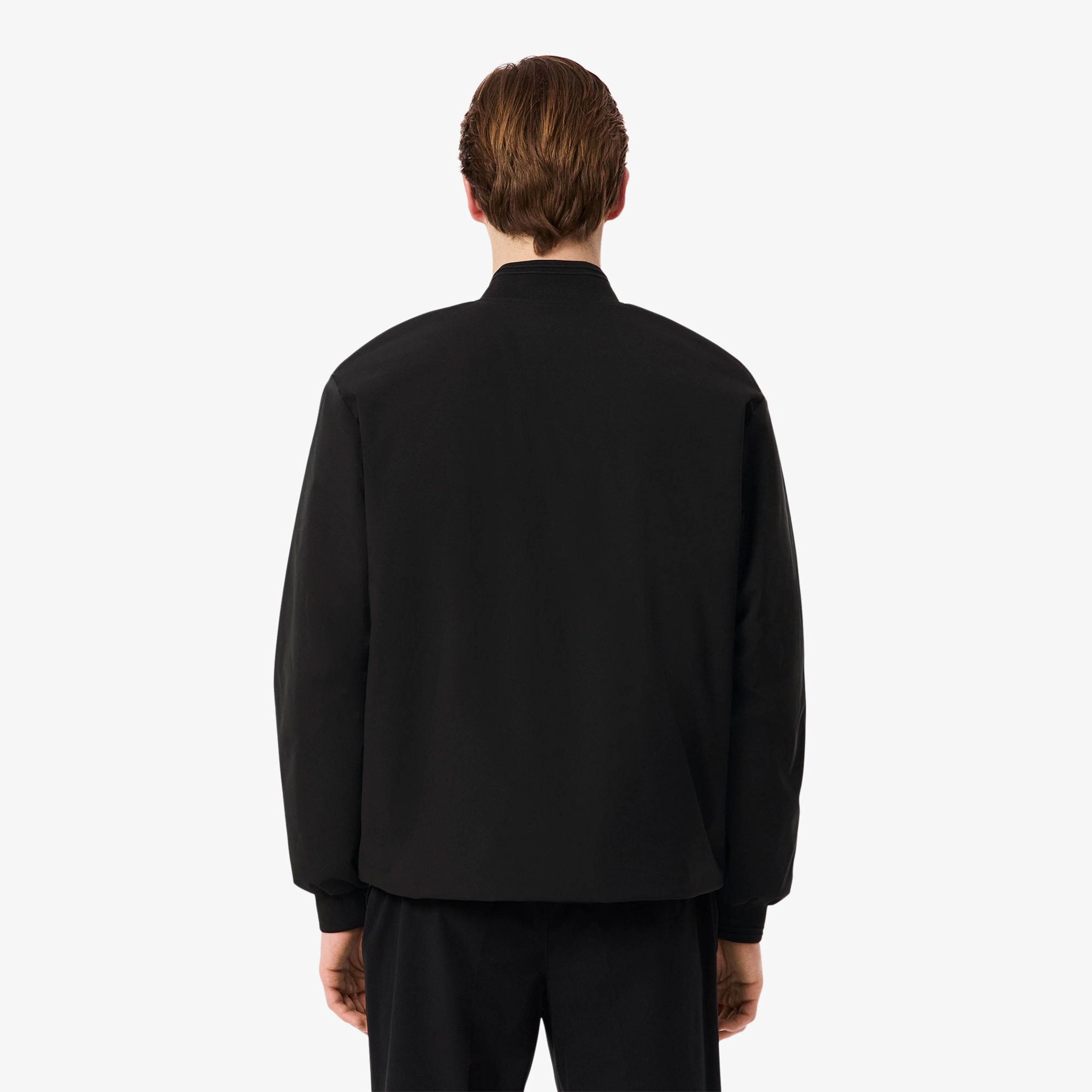 Lacoste Erkek Hakim Yaka Siyah Bomber Ceket