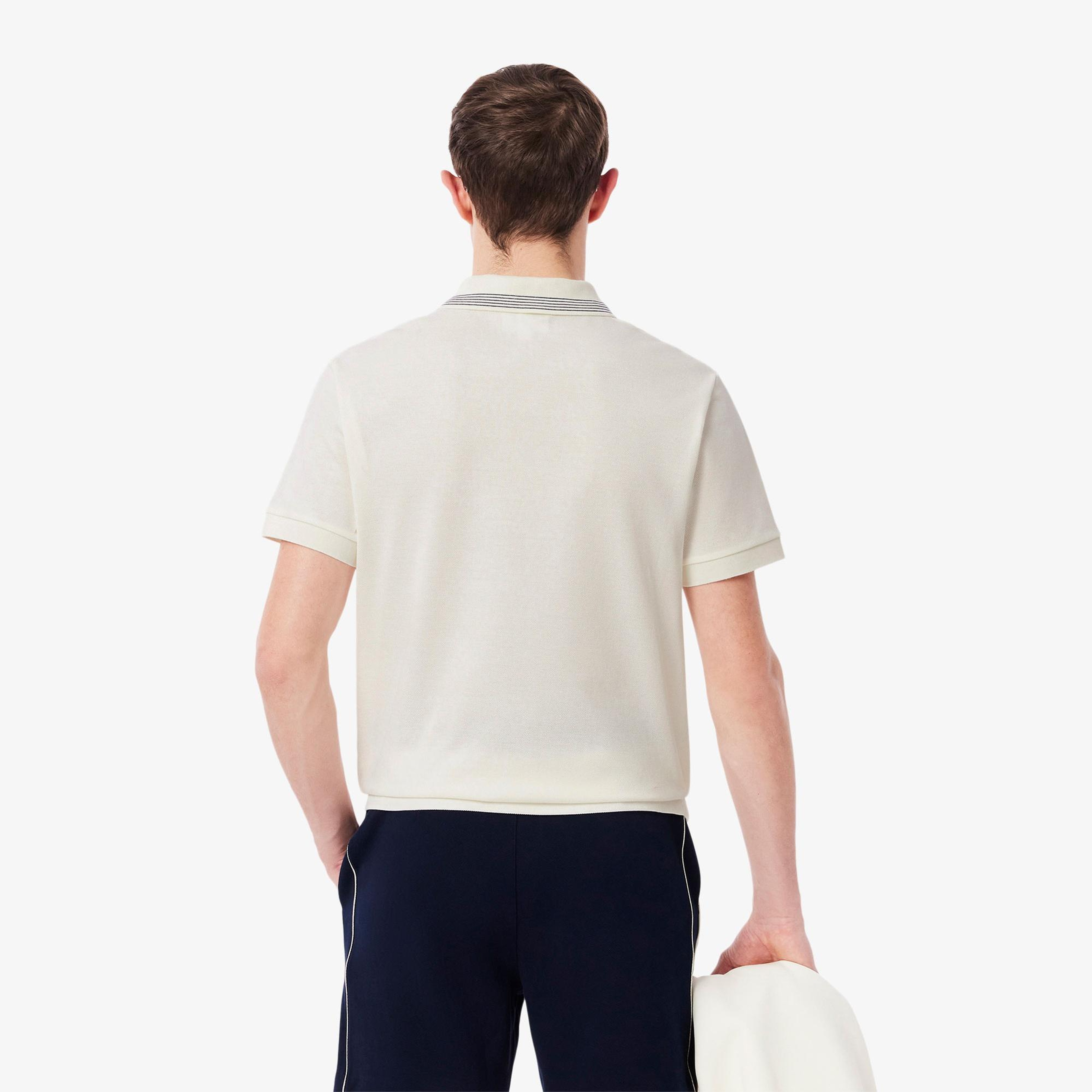 Lacoste L.12.12 Erkek Regular Fit Krem Polo