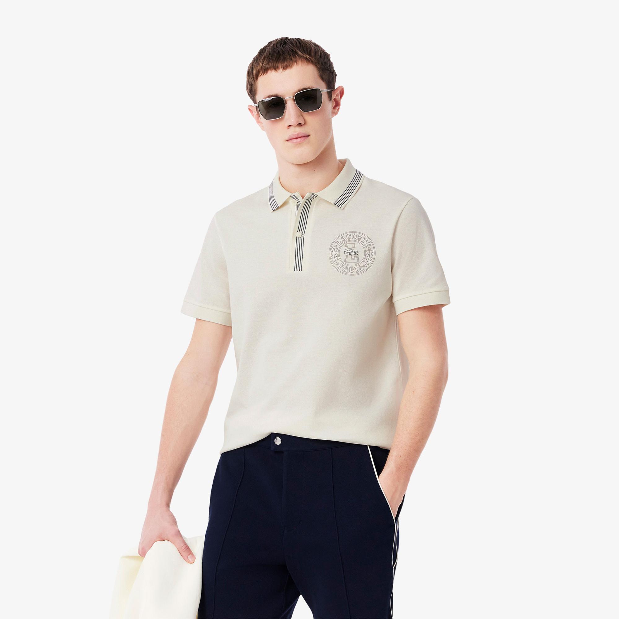 Lacoste L.12.12 Erkek Regular Fit Krem Polo