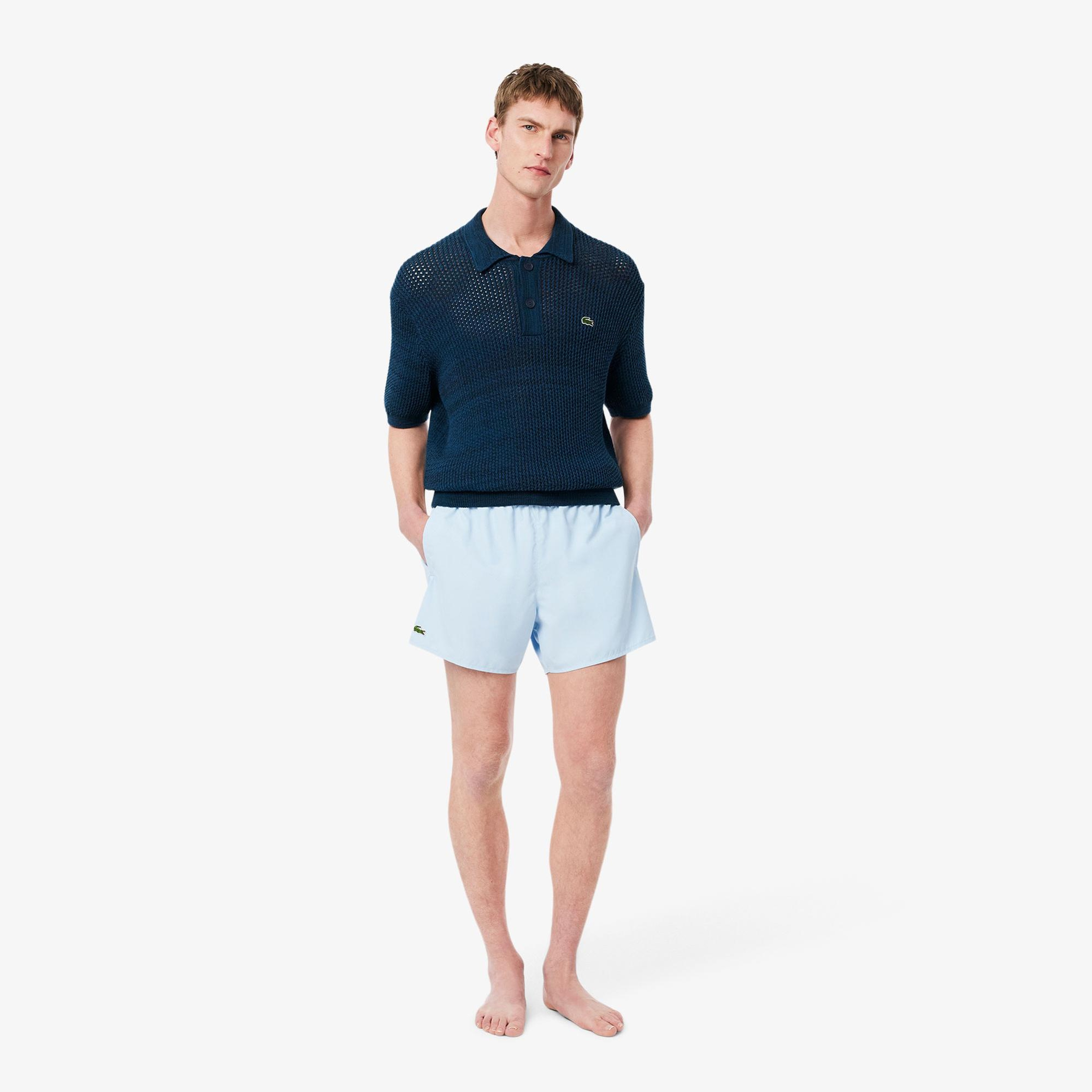 Lacoste Erkek Açık Mavi Mayo
