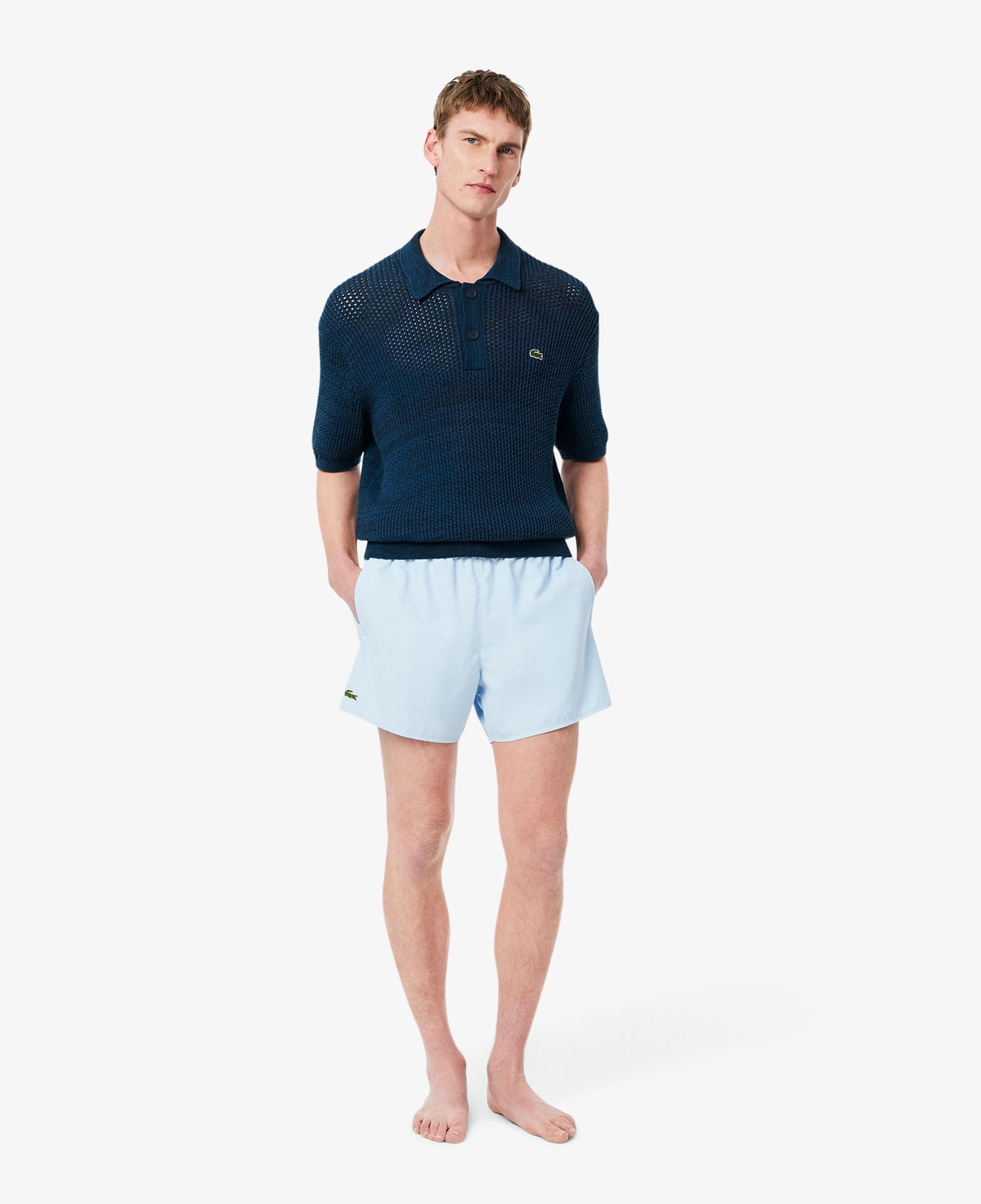 Lacoste Erkek Açık Mavi Deniz Şortu