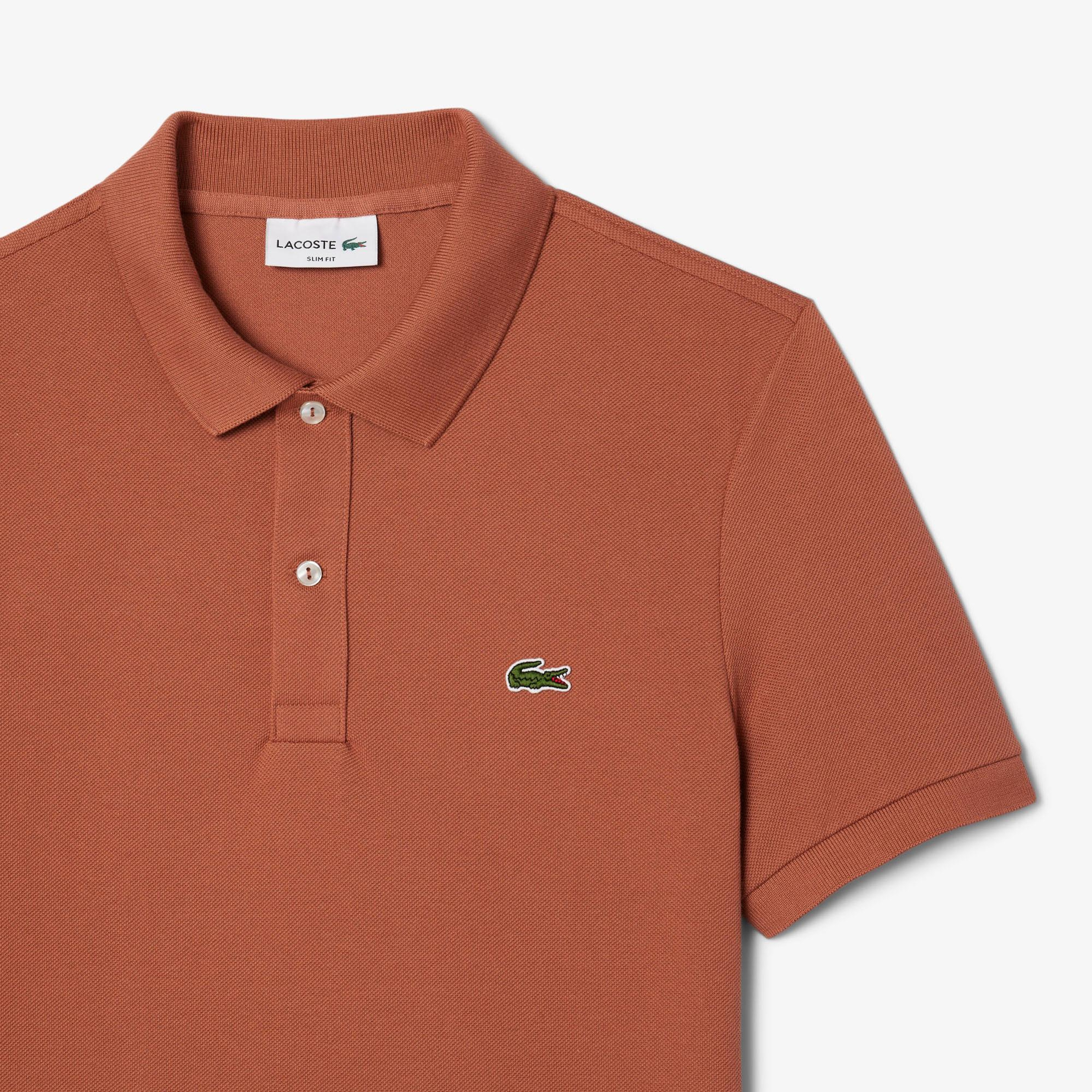 Lacoste L.12.12 Erkek Slim Fit Kahverengi Polo
