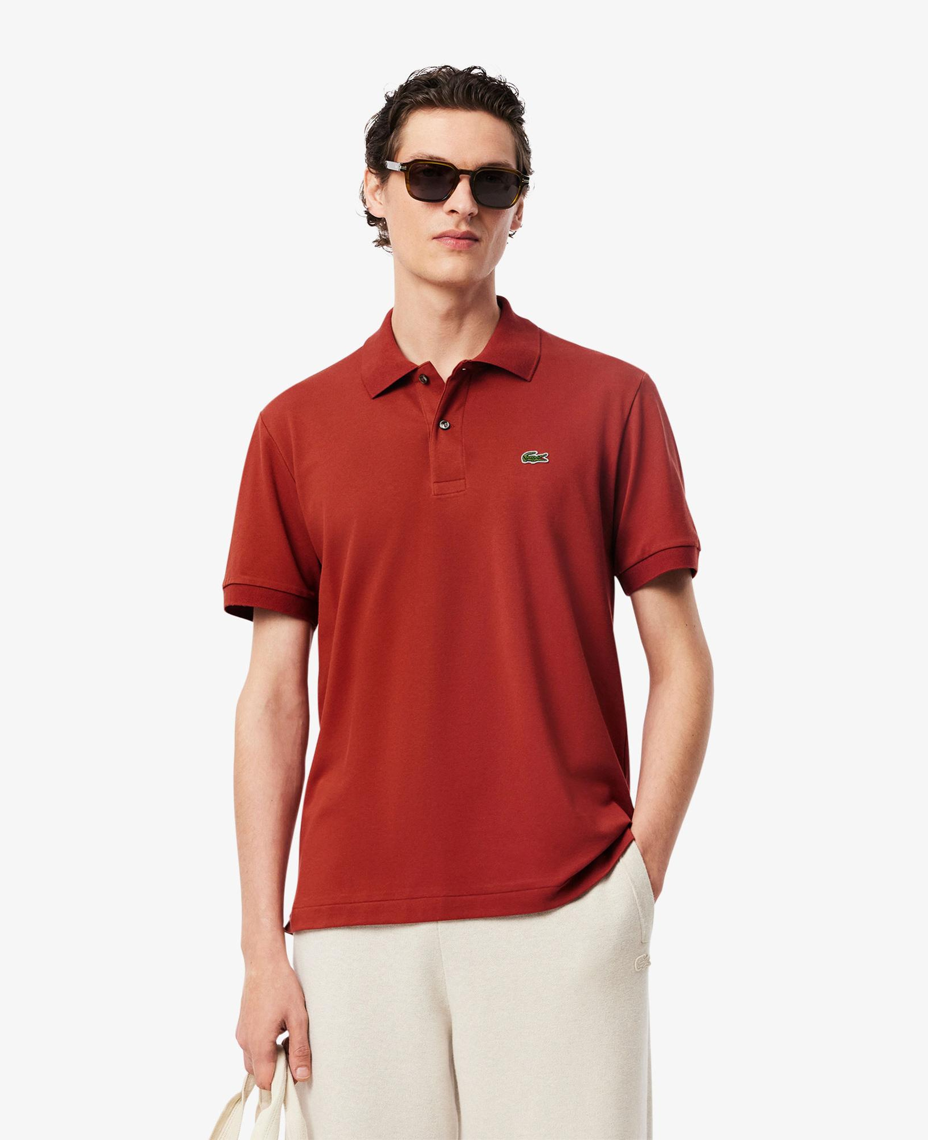Lacoste L.12.12 Light Erkek Classic Fit Kahverengi Polo